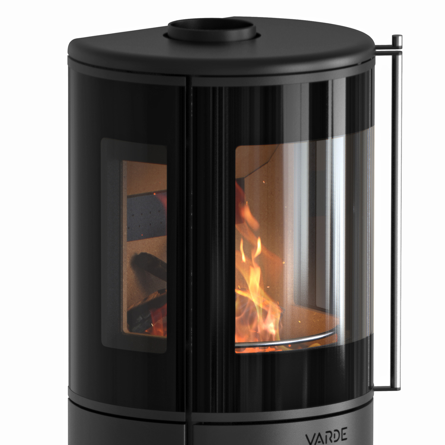 Poêle à bois VARDE NORDIC 9 AIR en acier noir