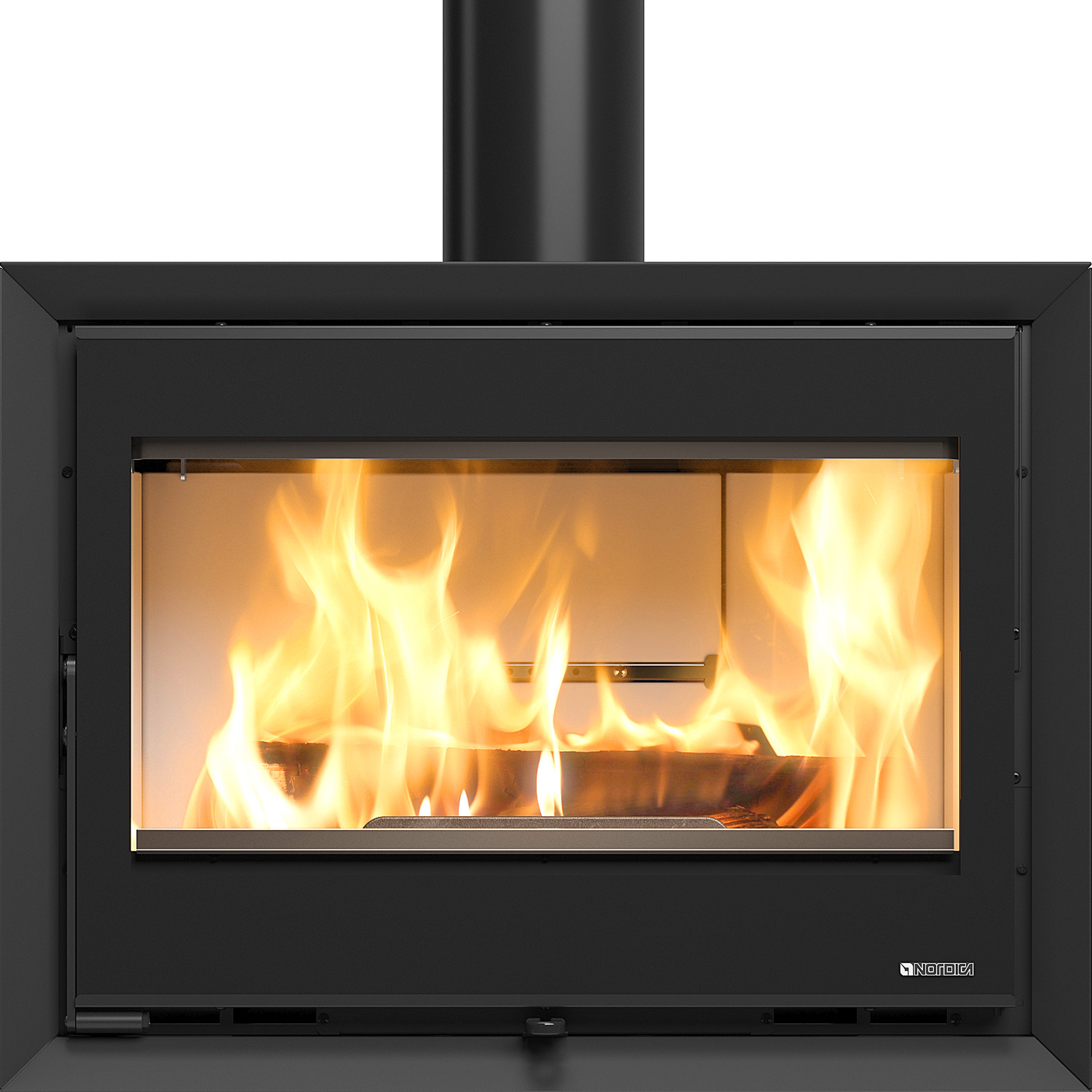 La Nordica Prestige Line Dante Poêle à bois Acier Noir Mat La Nordica Prestige Line Dante Poêle à bois Acier Noir Mat