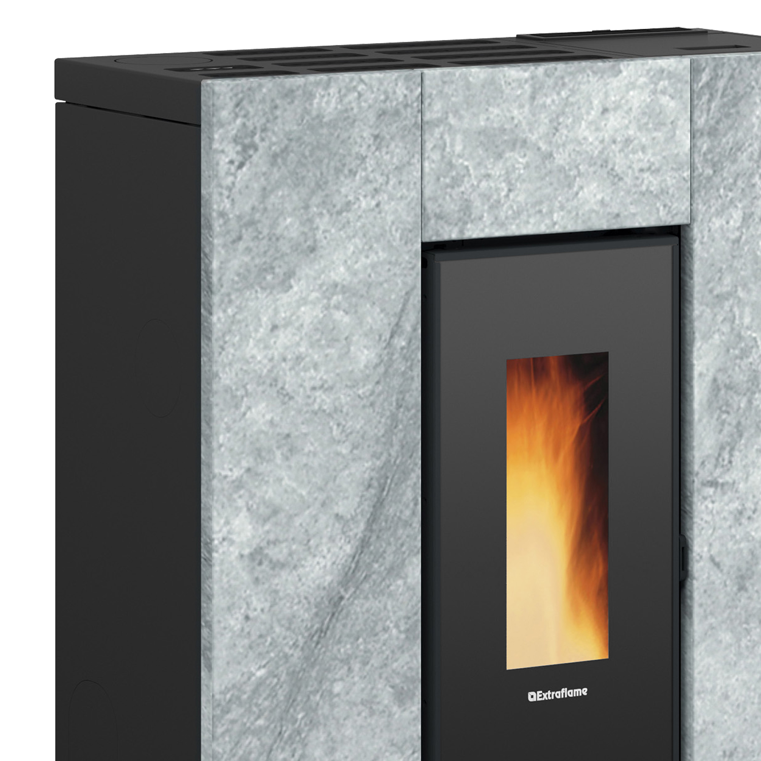 Extraflame Marilena Plus 5.0.16 poêle à granulés acier pierre naturelle