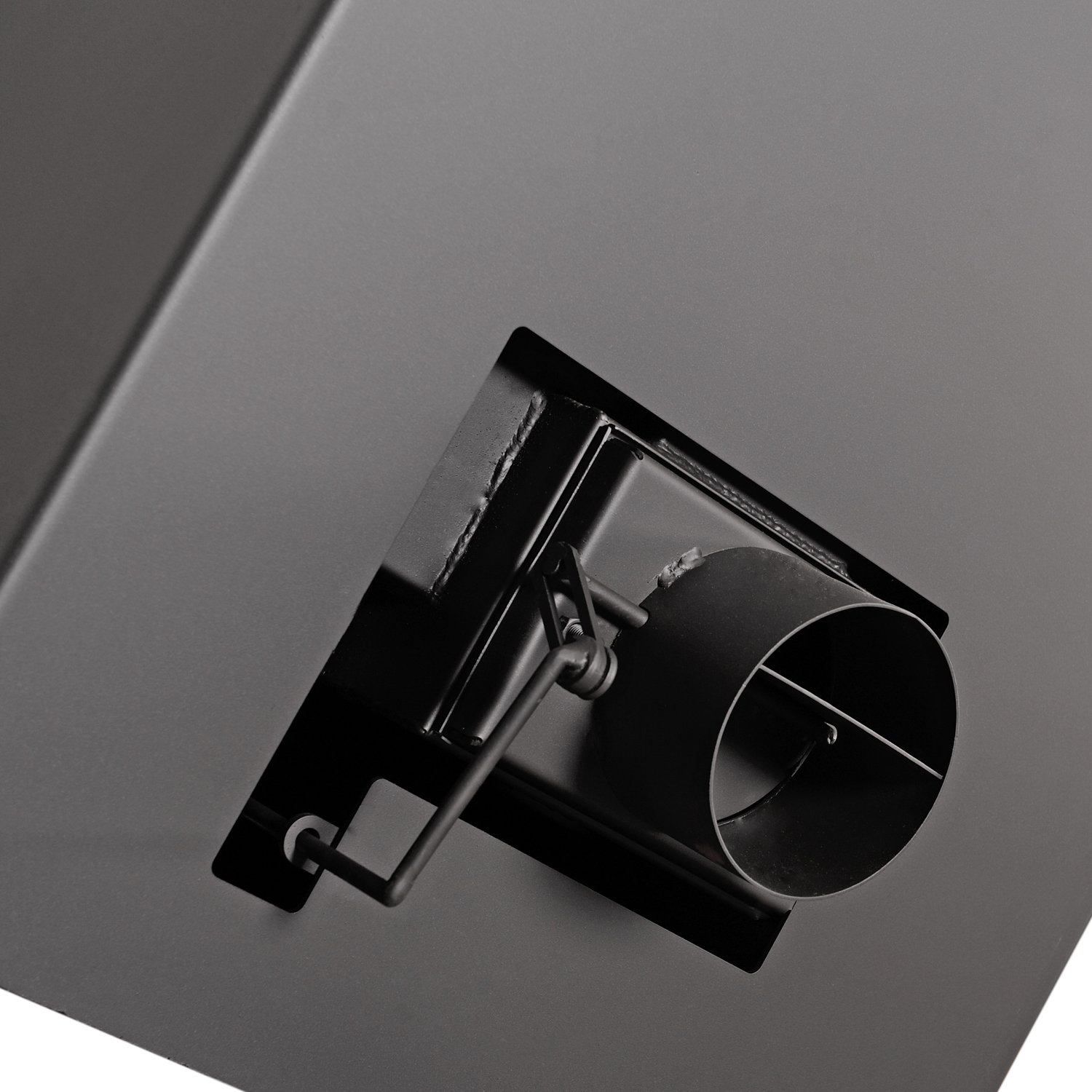 Aquaflam Vario Saporo Manuel Poêle à bois avec échangeur d'eau Gris 11/7 kW