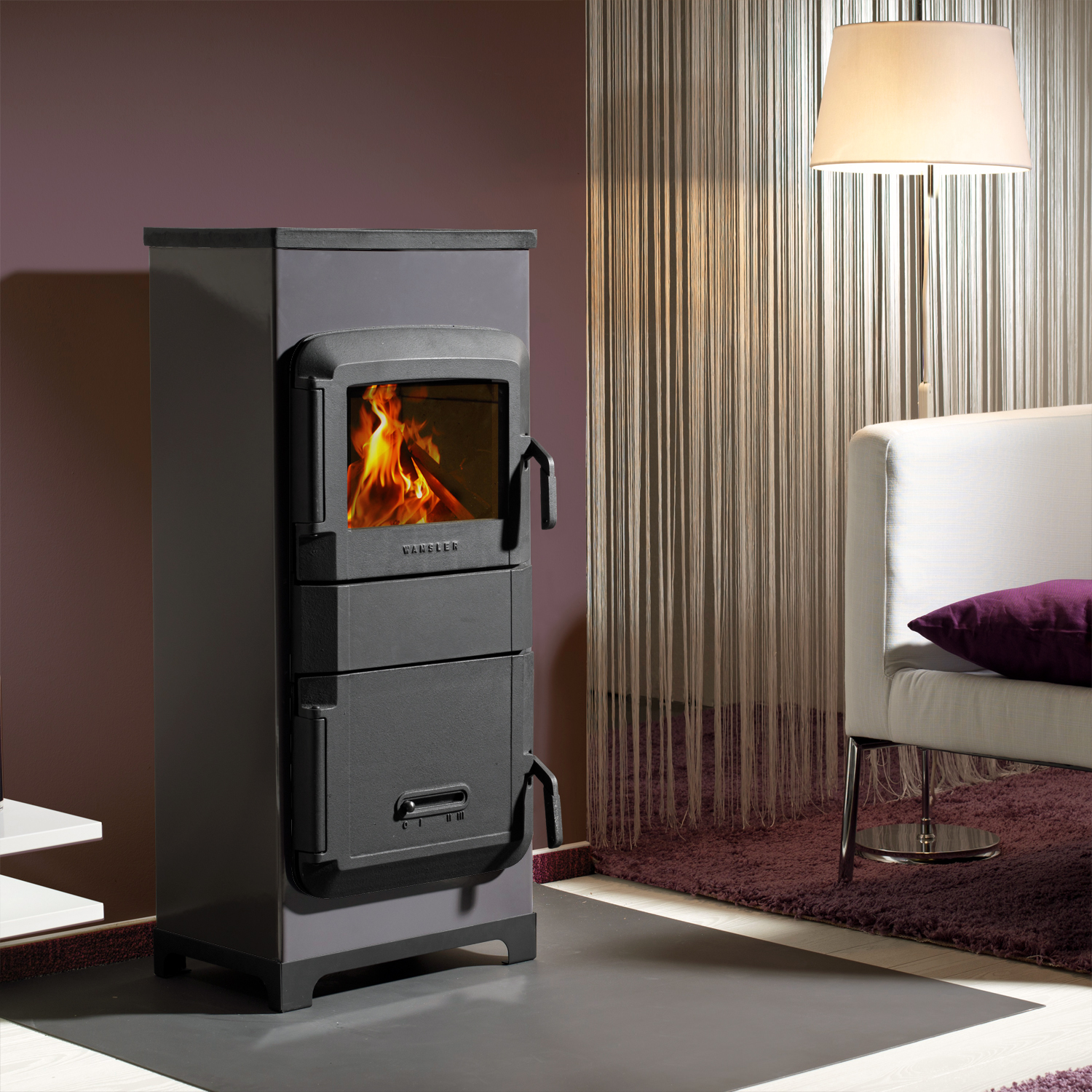 Wamsler RH-8F poêle d’atelier acier cachemire