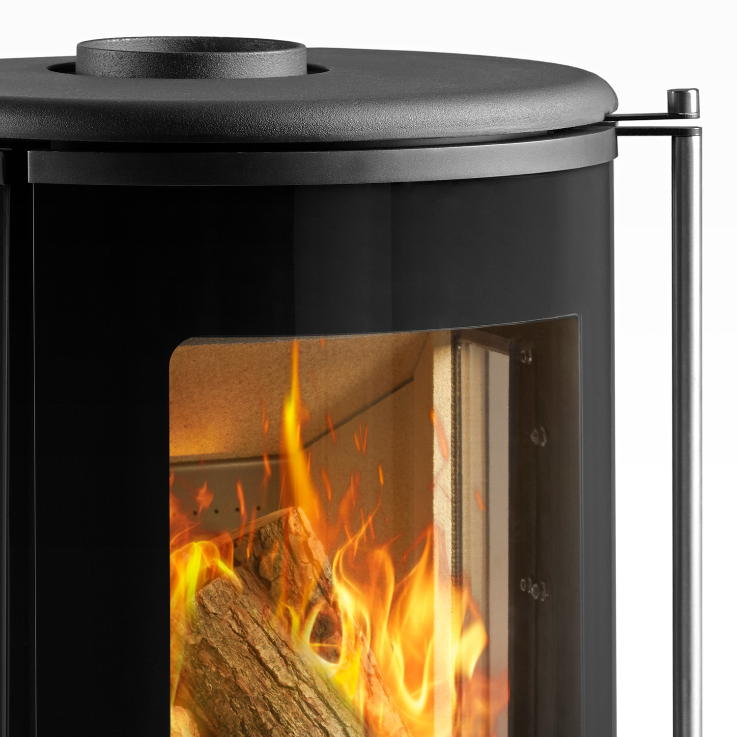Poêle à bois VARDE NORDIC 9 AIR en acier noir
