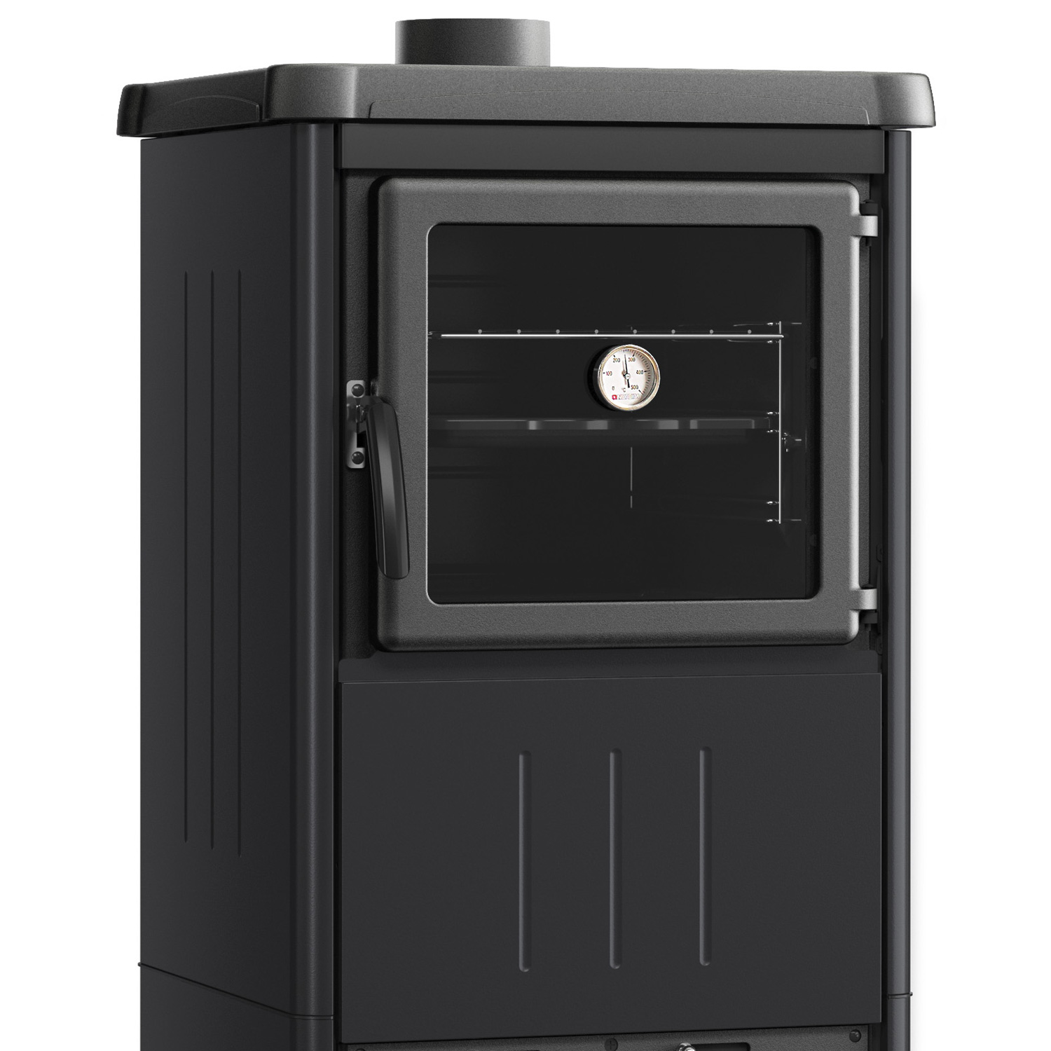 La Nordica Prestige Line Nova Forno Poêle à bois Acier Noir-Anthracite