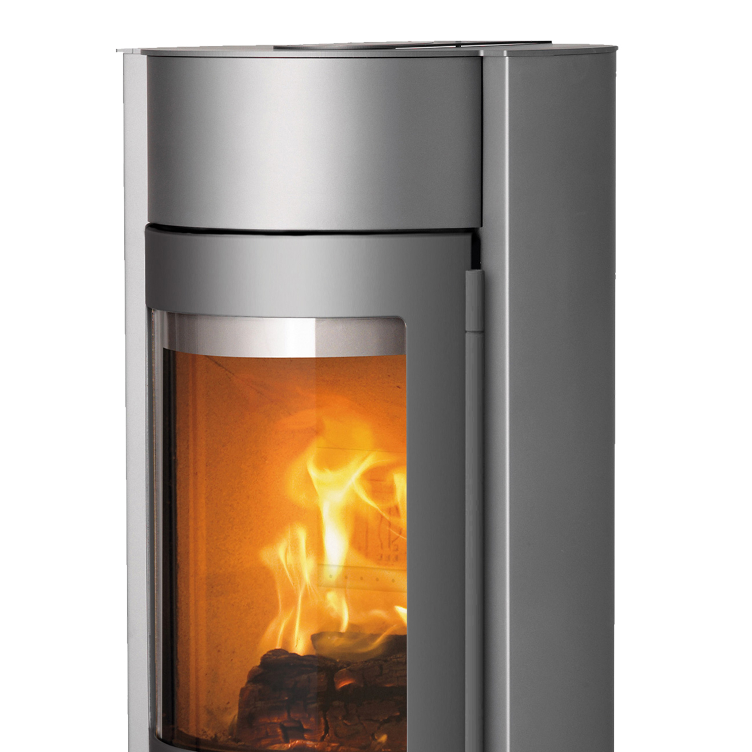Poêle à bois Lotus Prestige MST Gris, sortie de fumée arrière