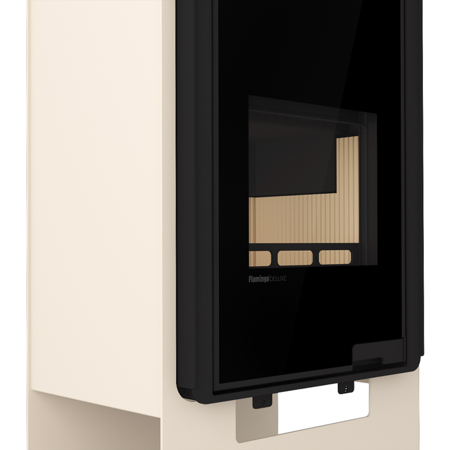 HS Flamingo Deluxe Singa Poêle à bois Crème