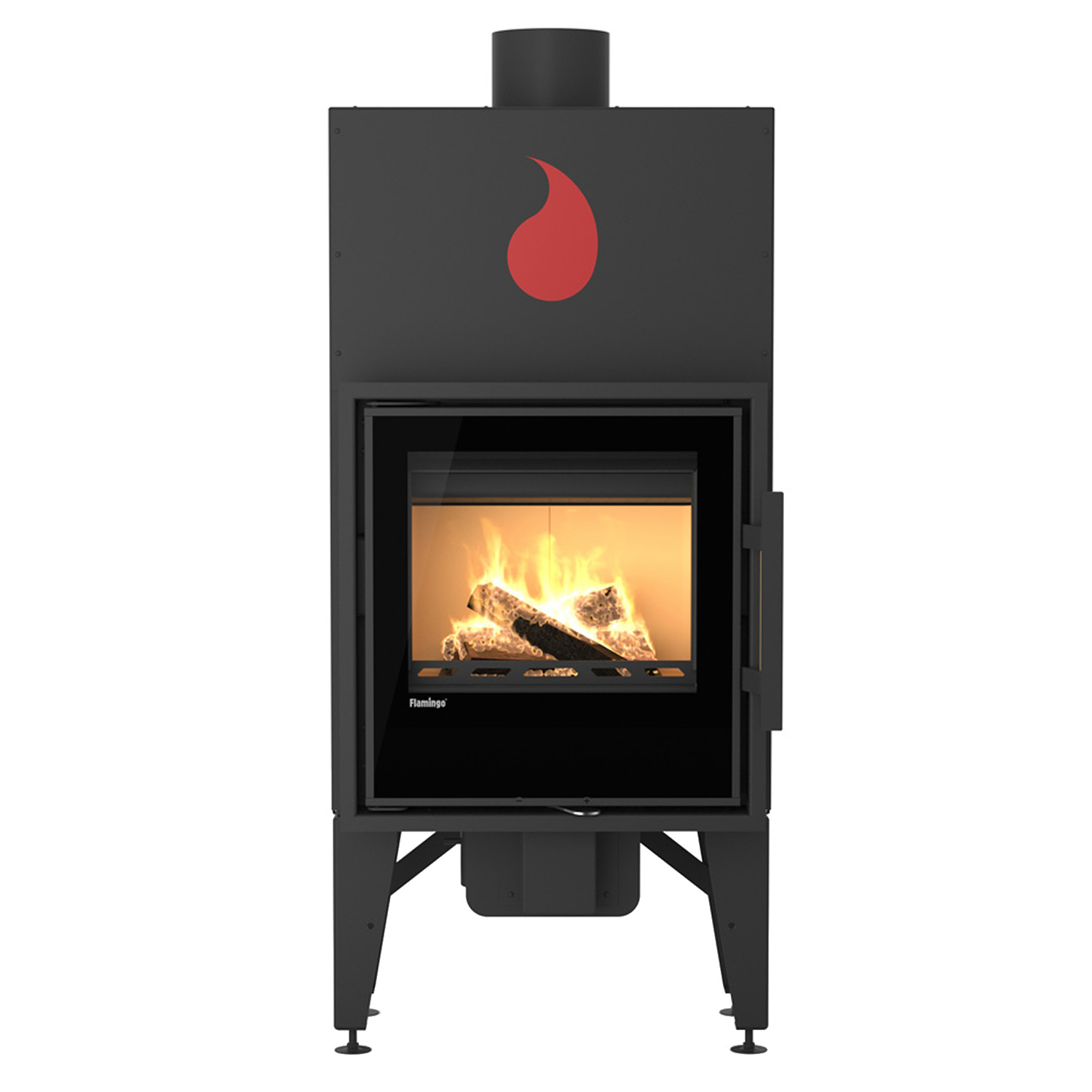 Insert de cheminée HS Flamingo S5 Acier Noir Manuel