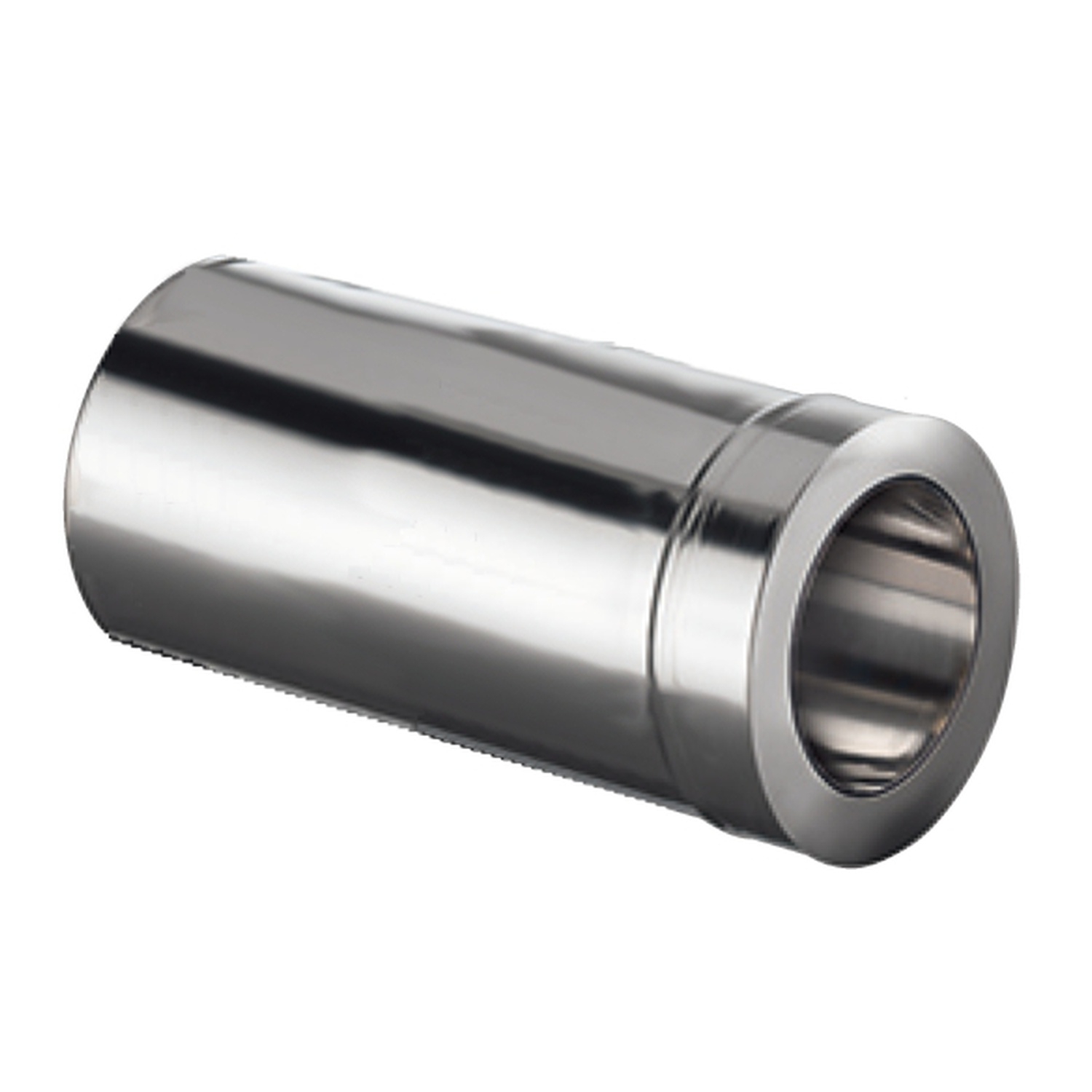 Schiedel douille double paroi Ø150 isolée, raccourcissable pour ICS Ø180 mm double paroi brillant