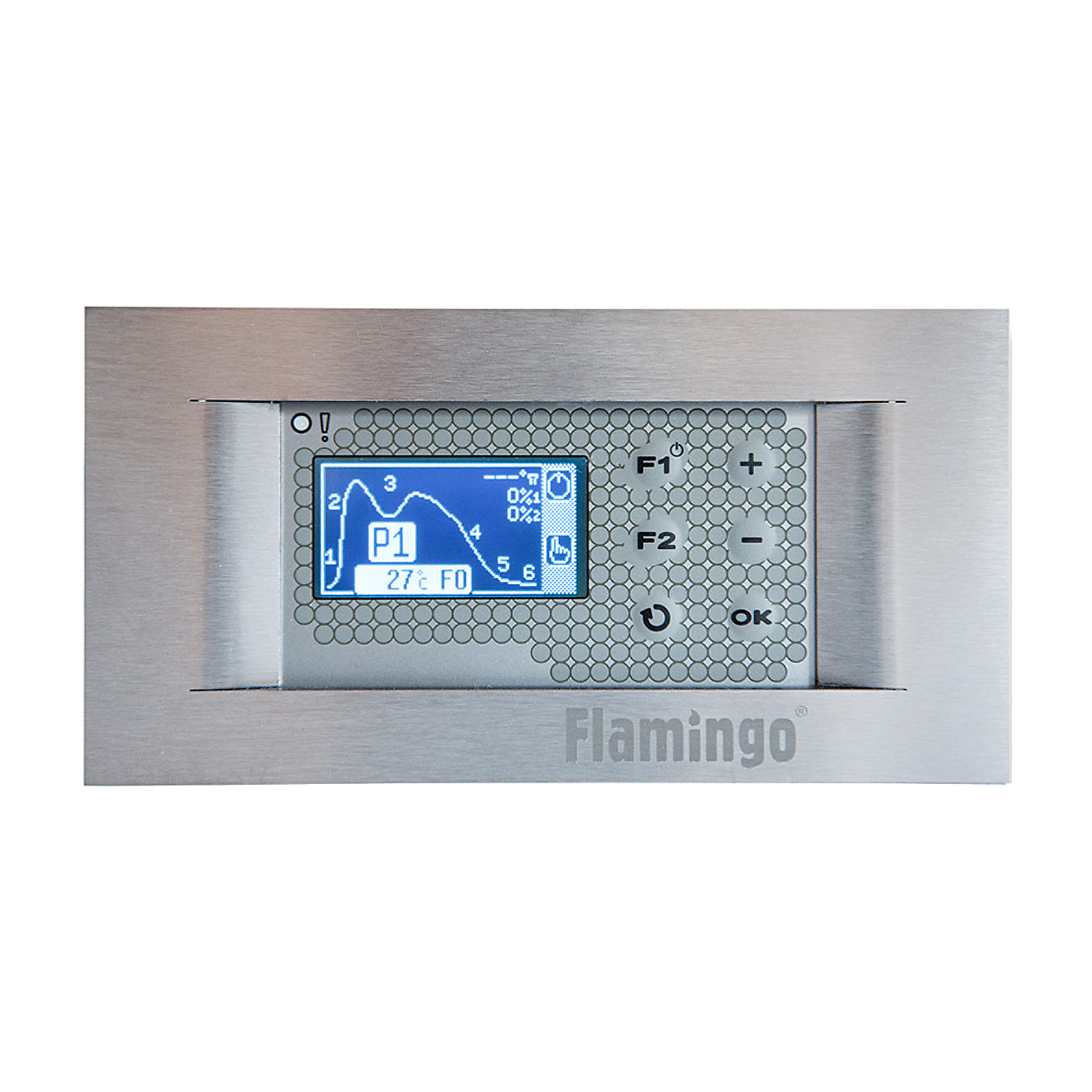 Insert de cheminée HS Flamingo M9 Acier Noir Automatique
