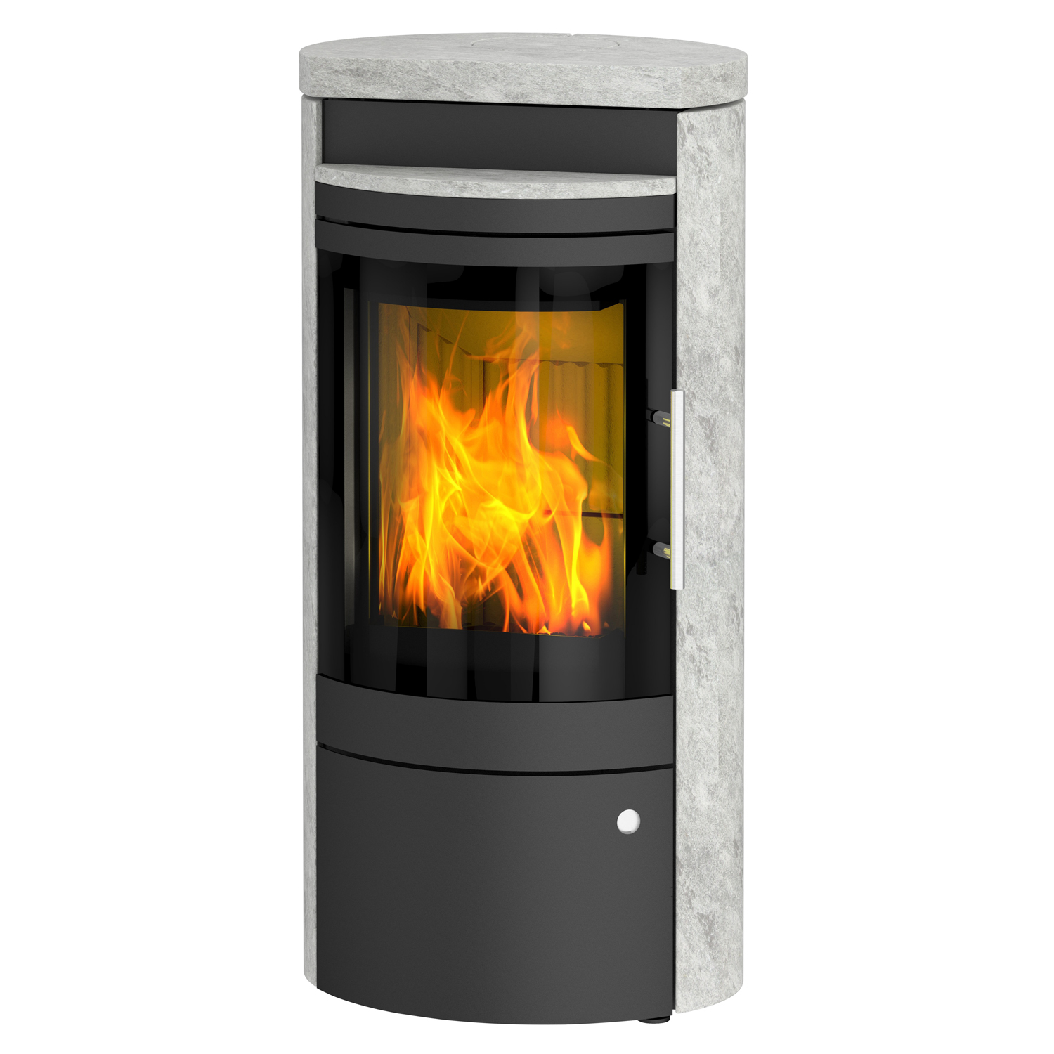 Poêle à bois Libra de Königshütte en pierre naturelle serpentine