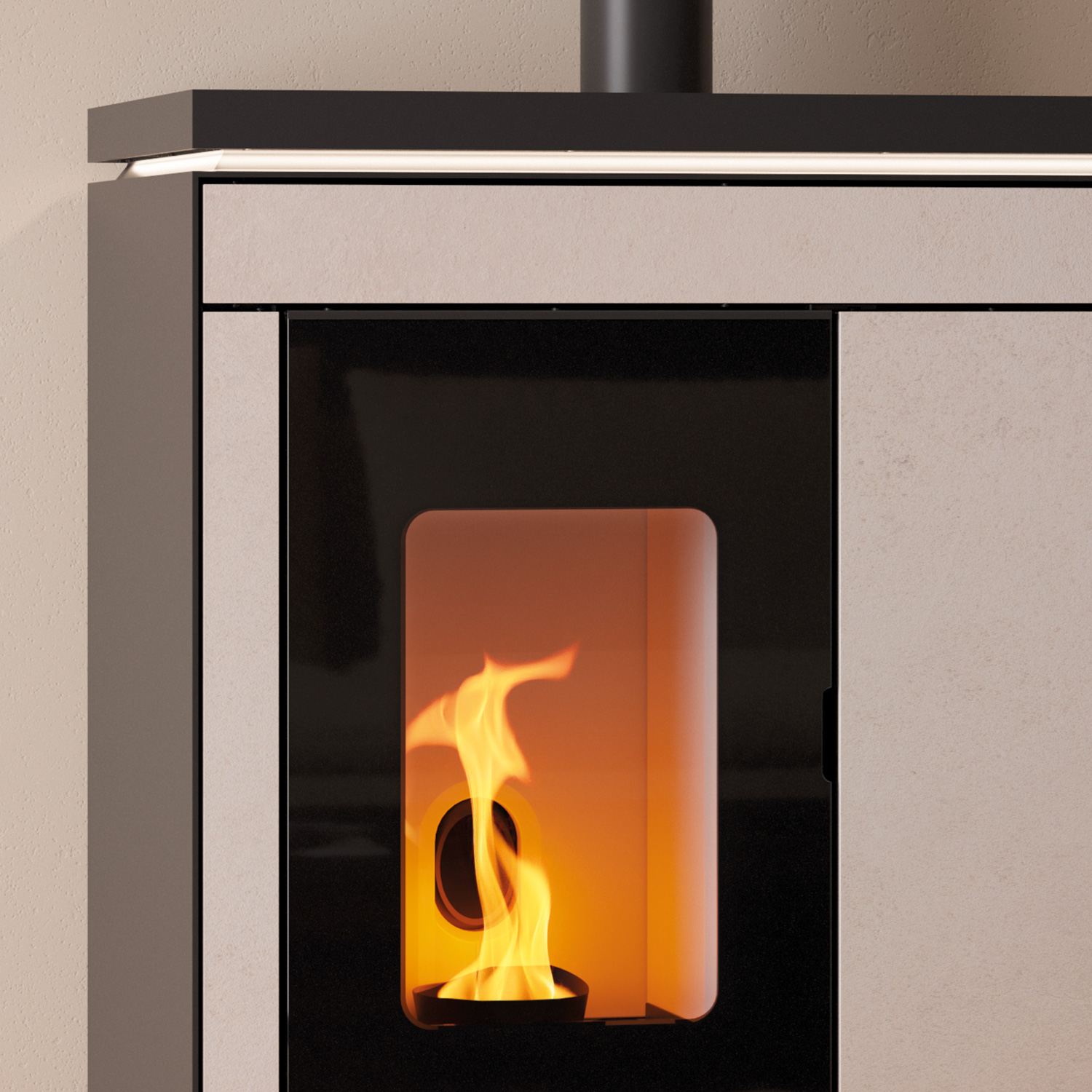 Olsberg Epana Poêle à granulés Céramique Blanche