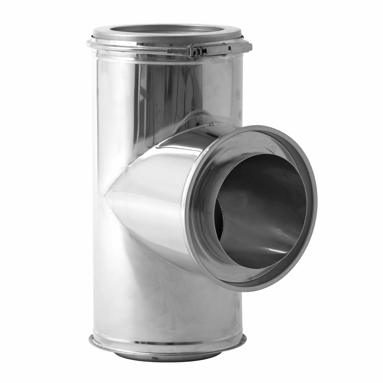 Opsinox conduit de cheminée en acier inoxydable 180mm Té 90°