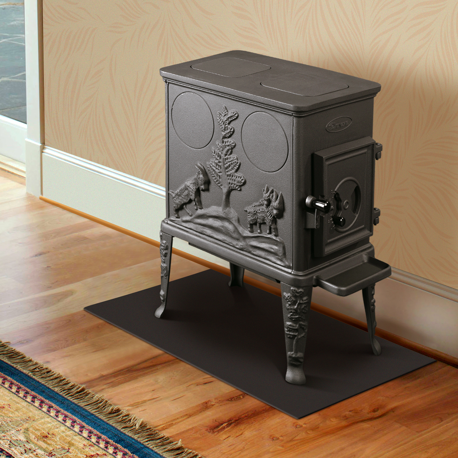 Poêle à bois Dovre 100 CBS en fonte noire
