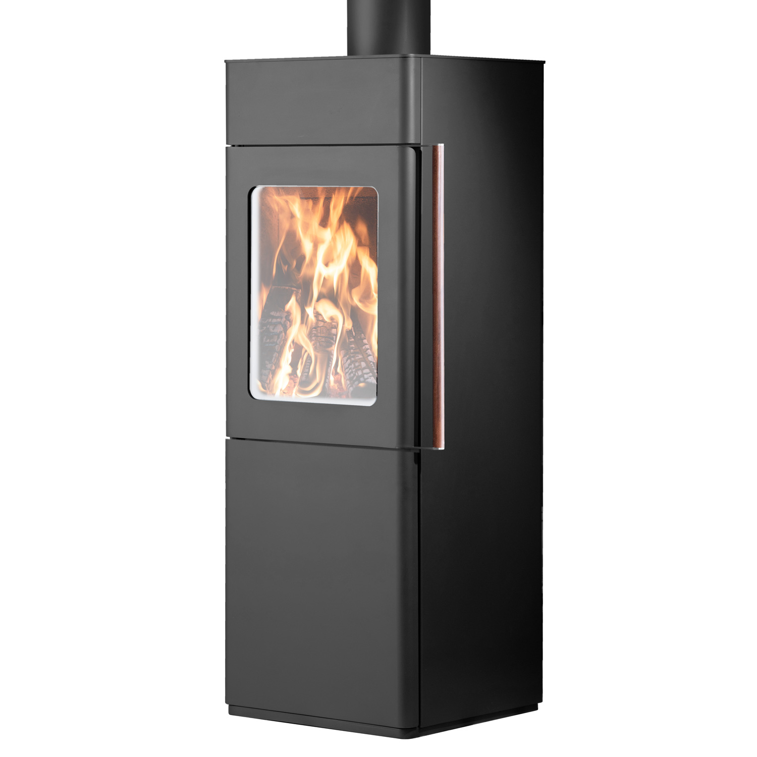 Novaline Bellina S Poêle à bois Acier Noir Novaline Bellina S Poêle à bois Acier Noir