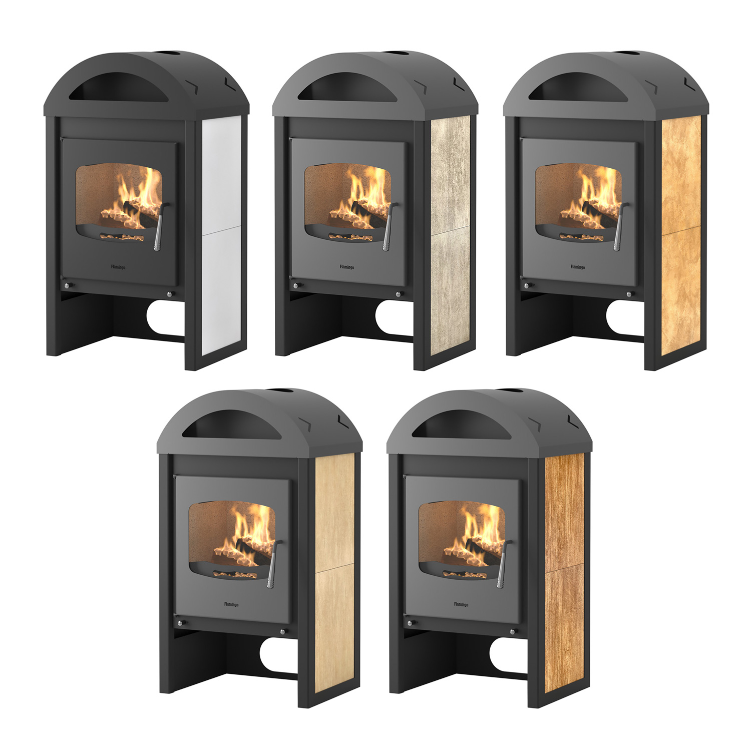 Poêle à bois HS Flamingo MELAND Beige