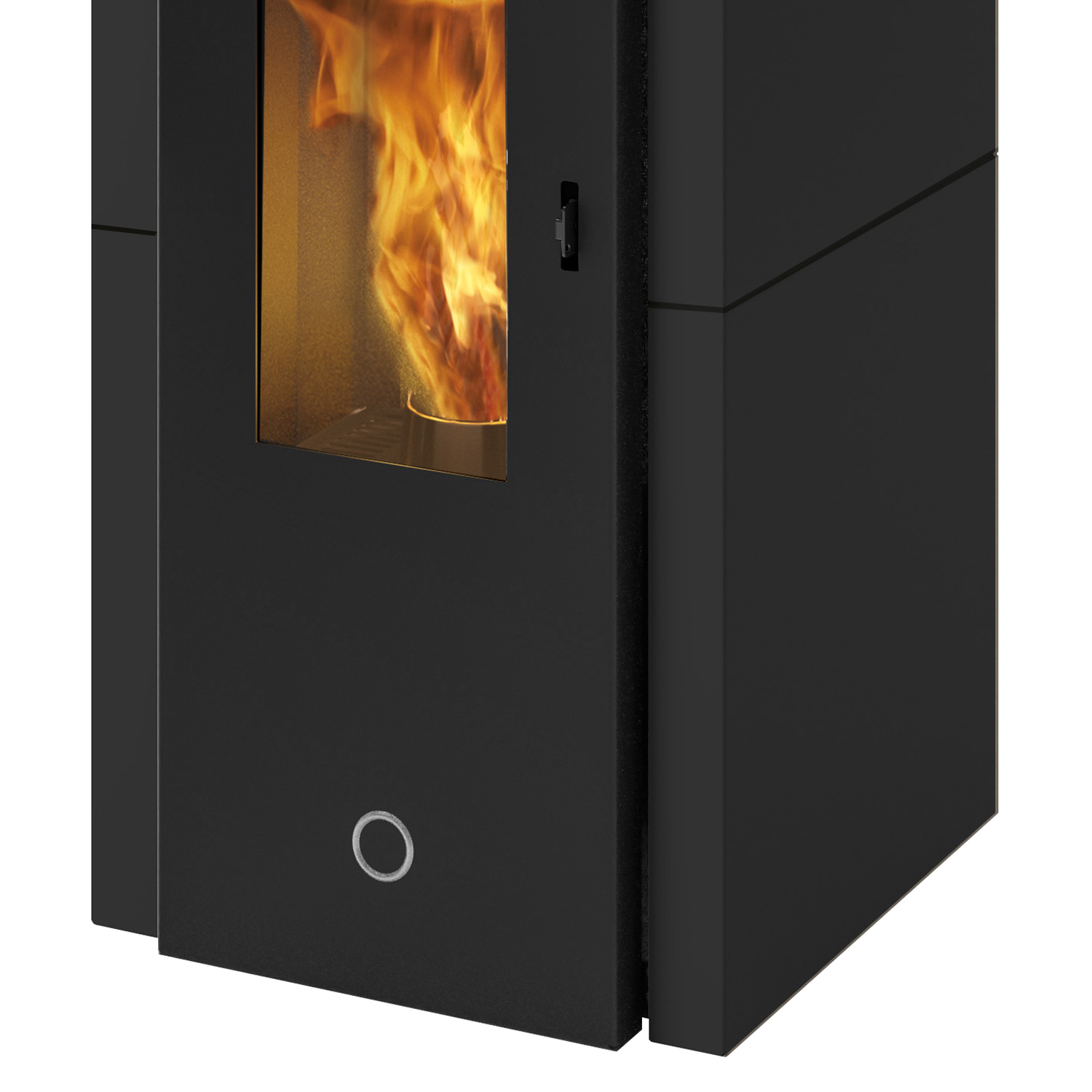 EK63 Zone 80 Evo Poêle à granulés acier noir