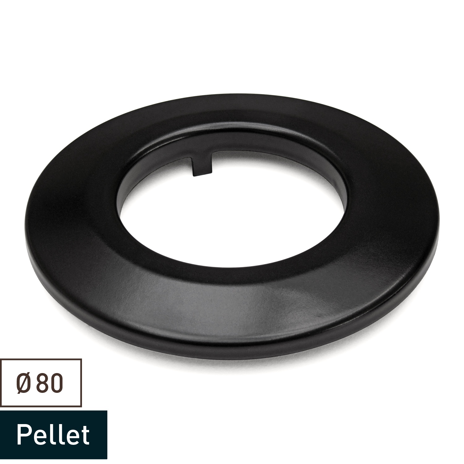 Raik conduit de poêle / tuyau de poêle 80mm - rosace murale