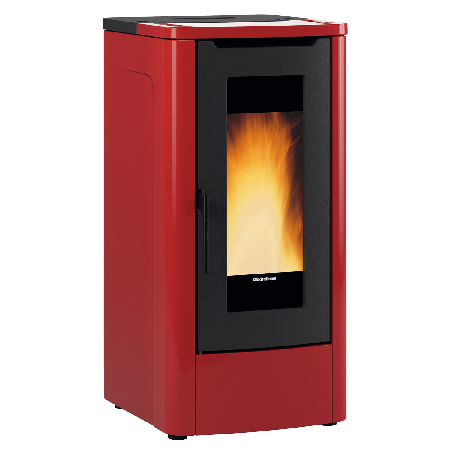 Extraflame Teorema poêle à granulés Bordeaux