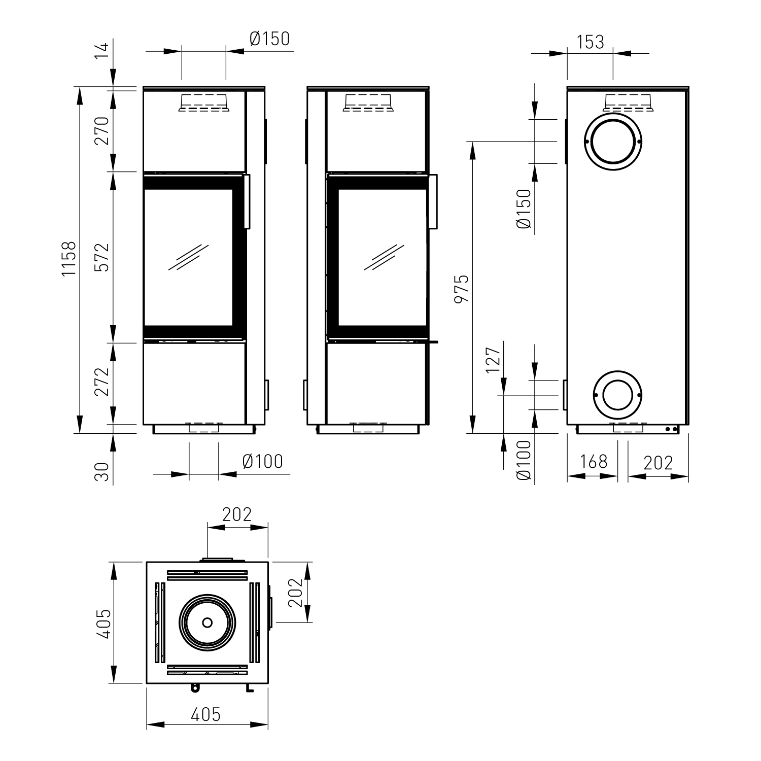 Spartherm Piko S acier Poêle à bois Blanc + 1 m³ de bois de chauffage gratuit