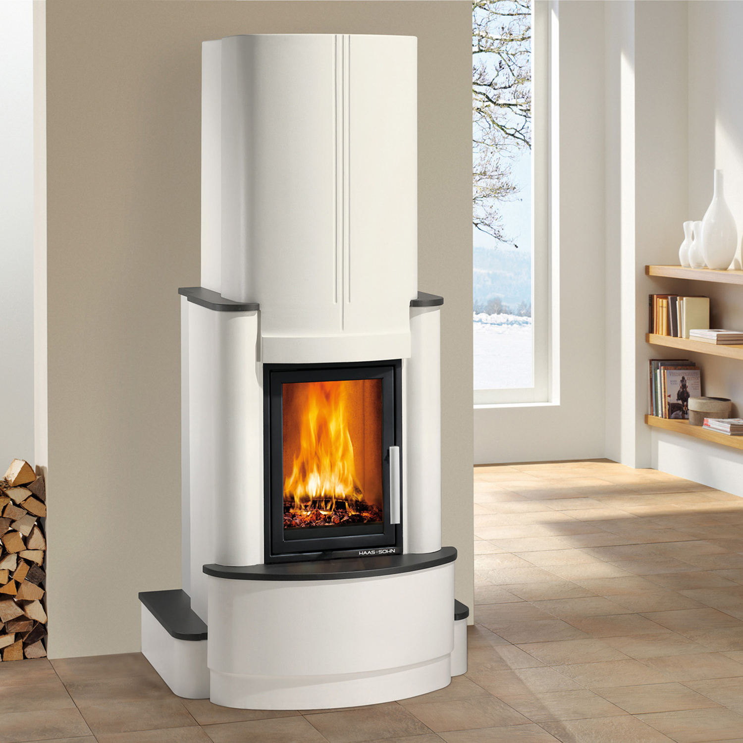Haas+Sohn Roma II kit de construction de cheminée à bois