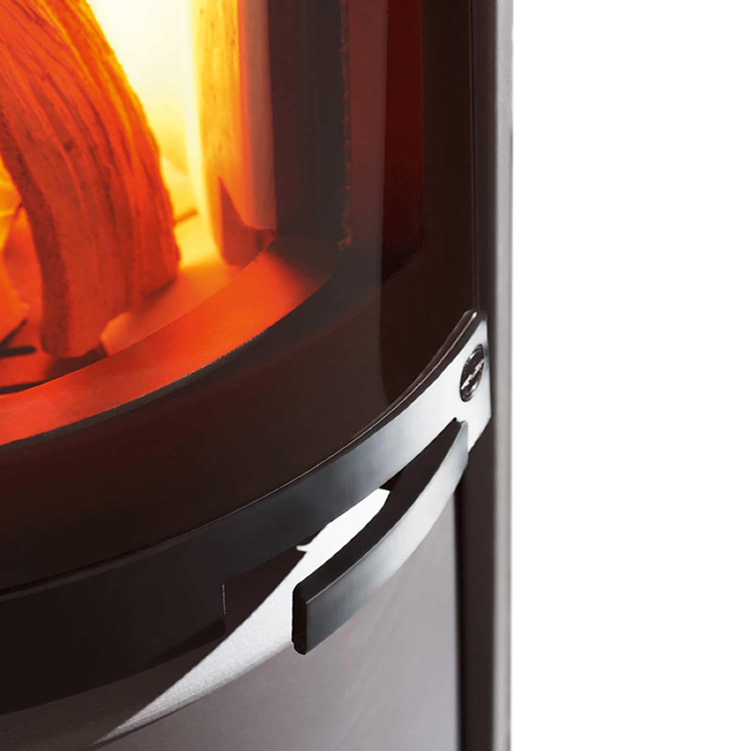 Spartherm ambiente a4 poêle à bois avec échangeur d'eau en acier Nero