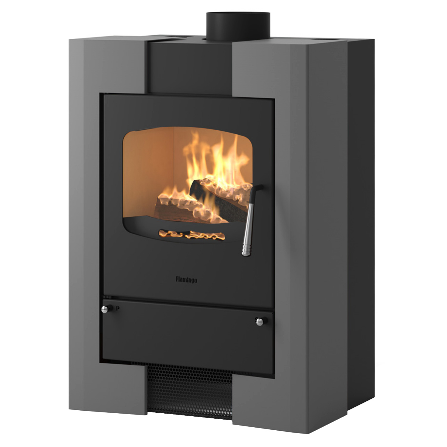 Poêle à bois HS Flamingo ESPO 1 Gris