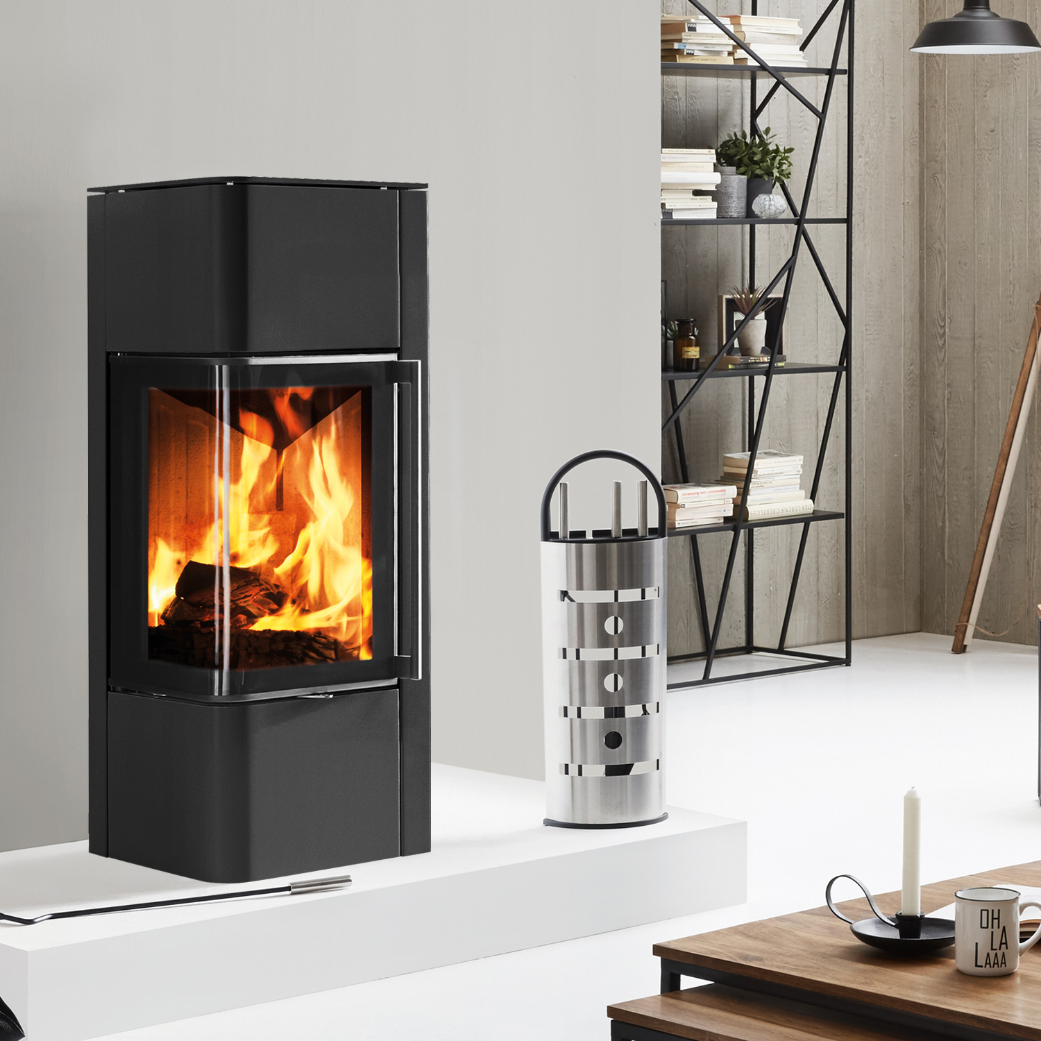 Spartherm Cubo S RLU Poêle à bois Nero
