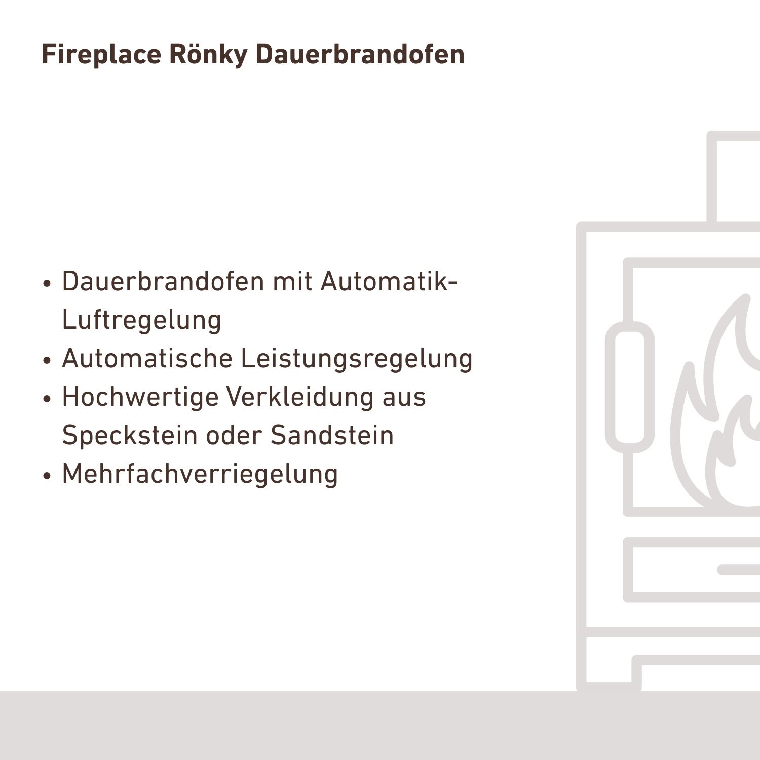 Cheminée à bois Rönky poêle à bois à combustion continue Acier Gris fonte | Pierre ollaire