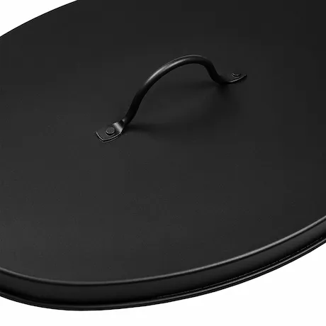 Couvercle pratique du seau à cendres Norbert de raik en noir