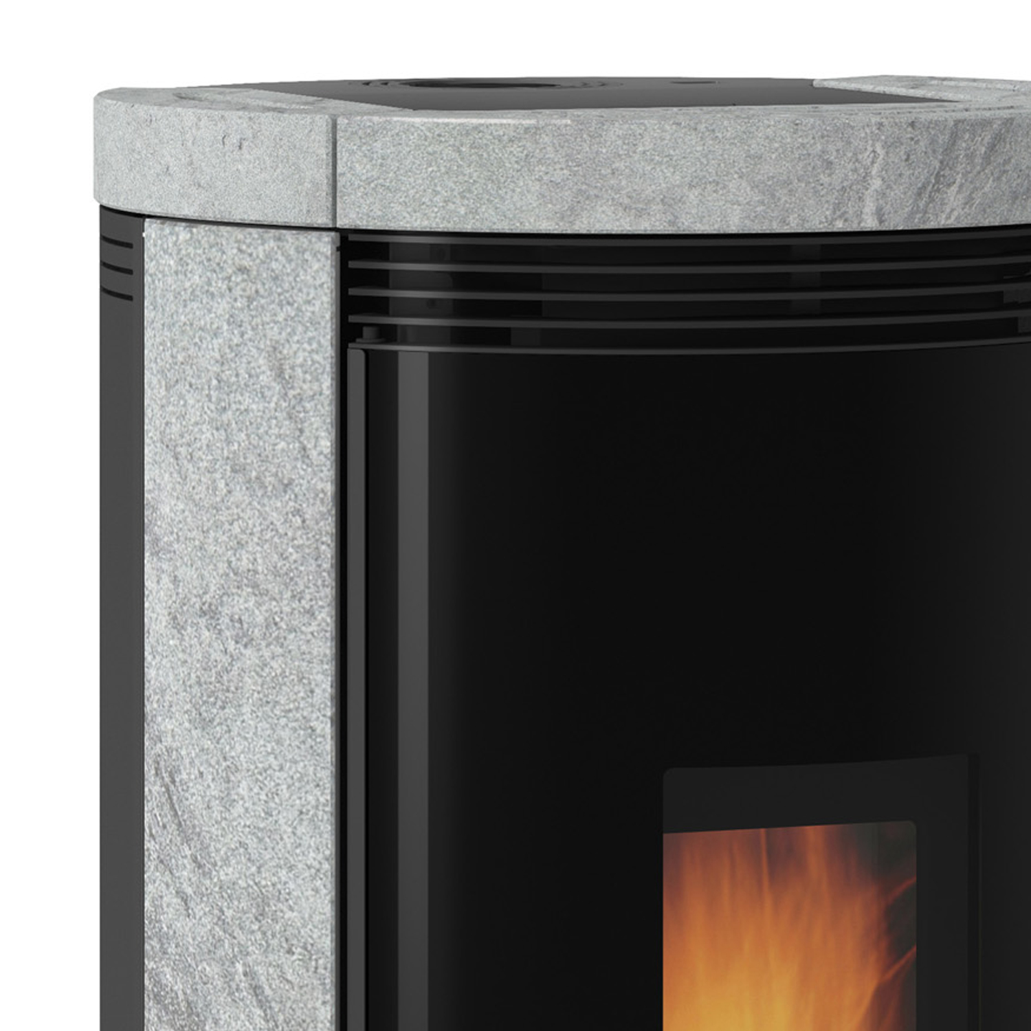 Extraflame Evolution Line Debby poêle à granulés pierre naturelle