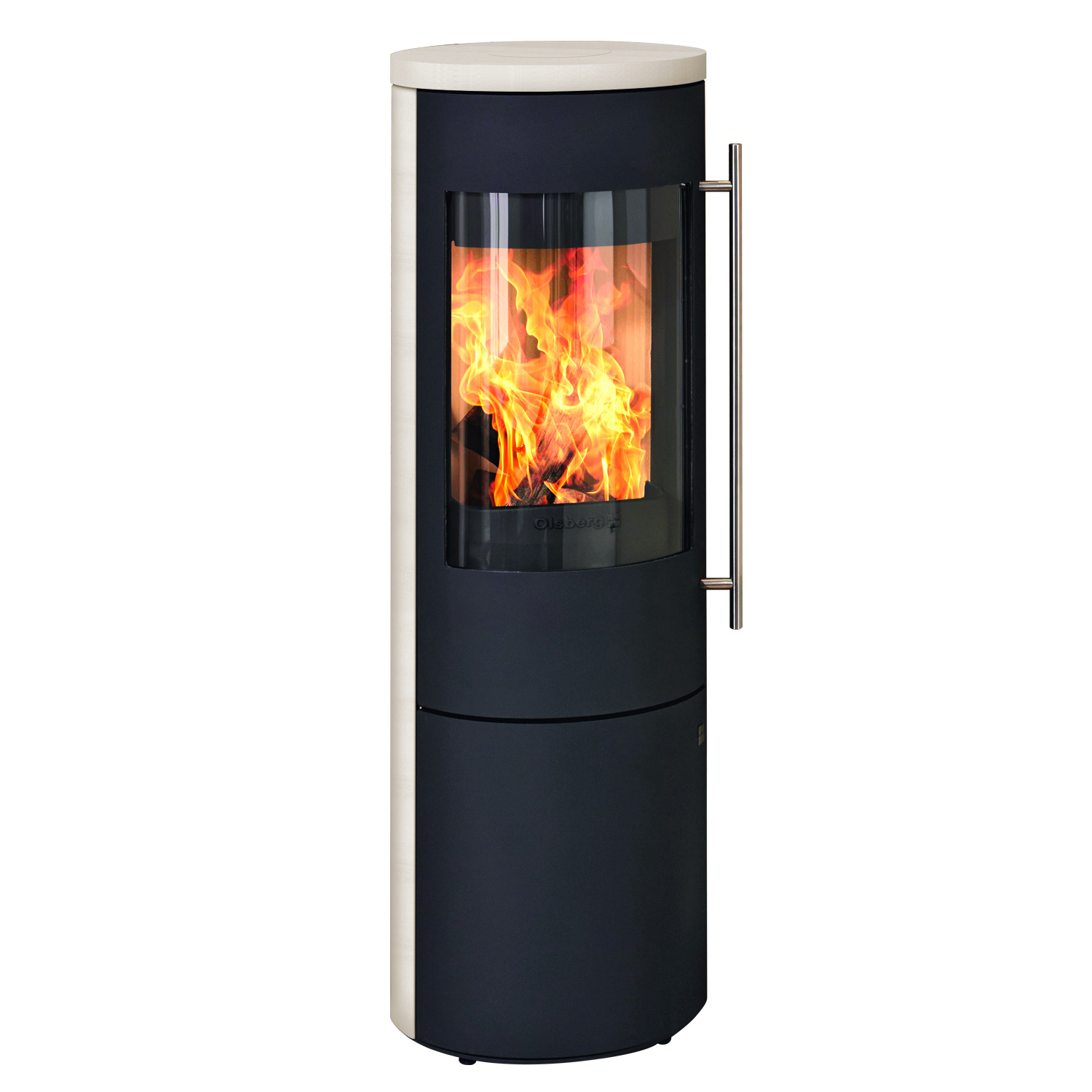 Olsberg Tipas Plus Compact Poêle à bois Céramique Caffe Freddo