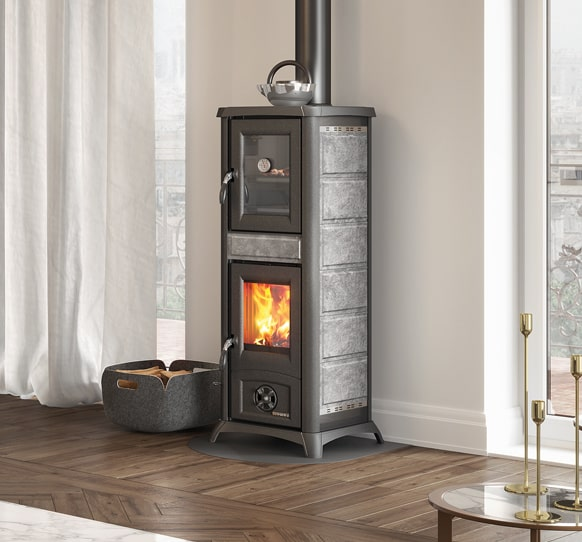 La Nordica Gemma Forno 16 poêle à bois pierre naturelle