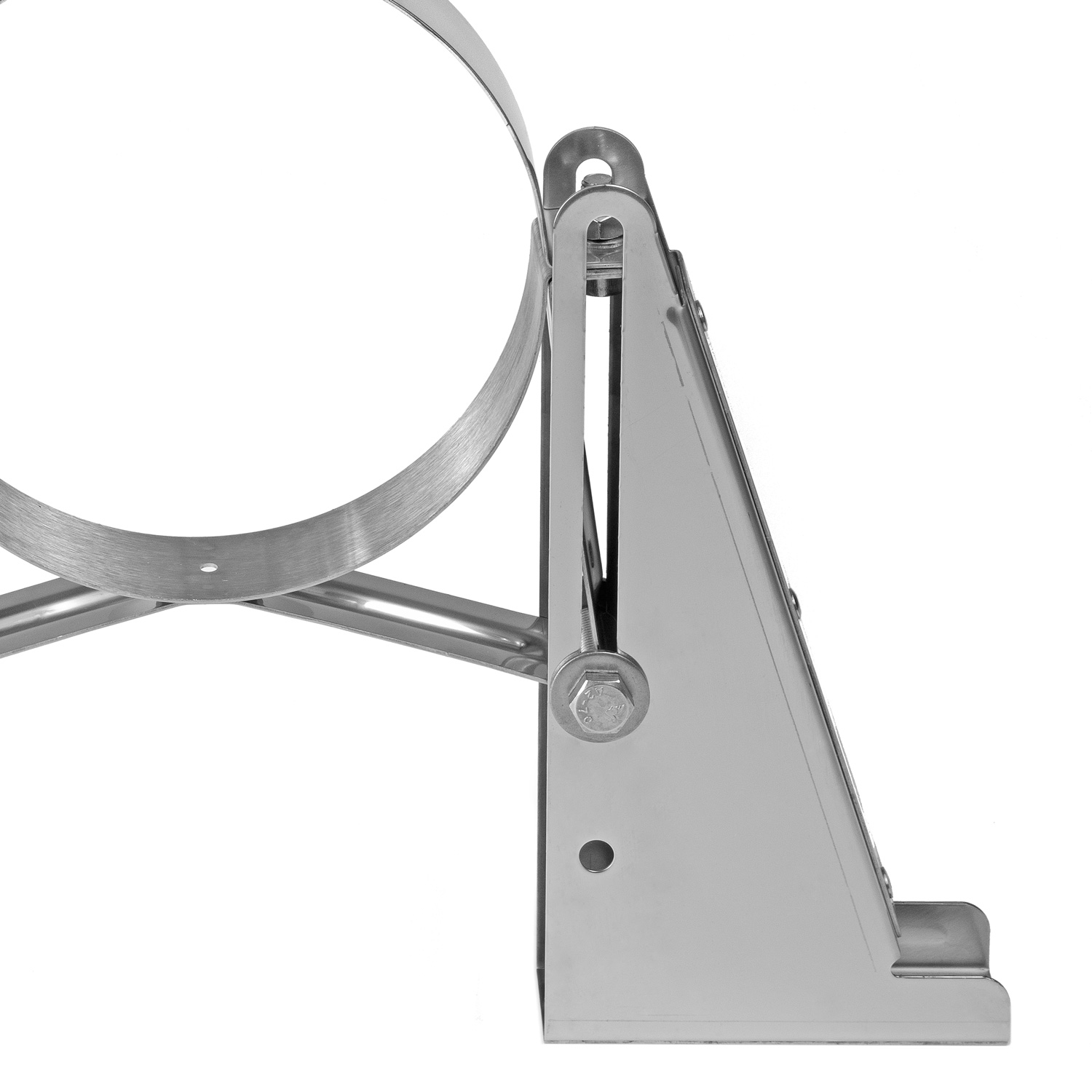 Opsinox conduit de cheminée en acier inoxydable 250 mm support mural version robuste SSL2