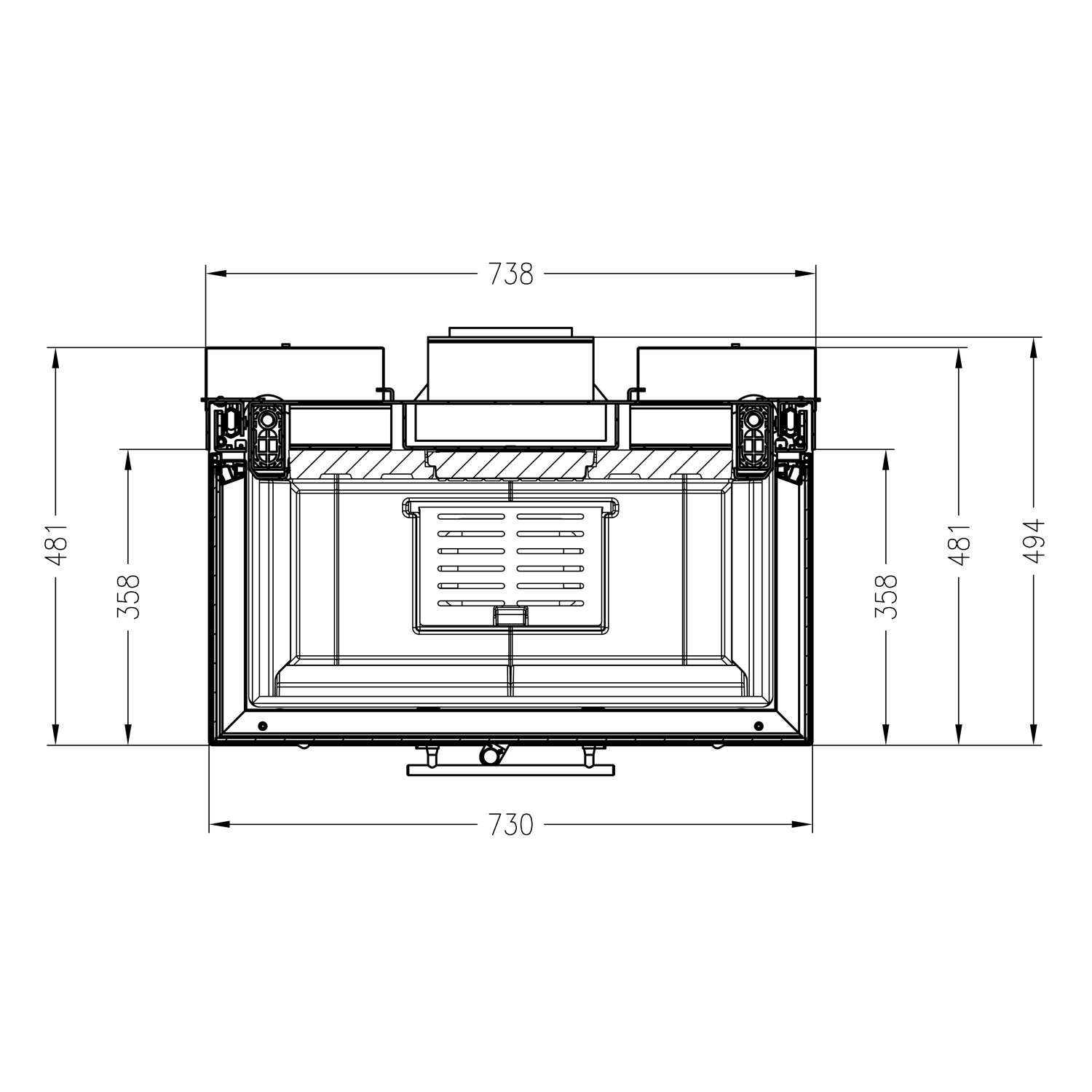 Spartherm Varia AS-3RLh-4S insert de cheminée