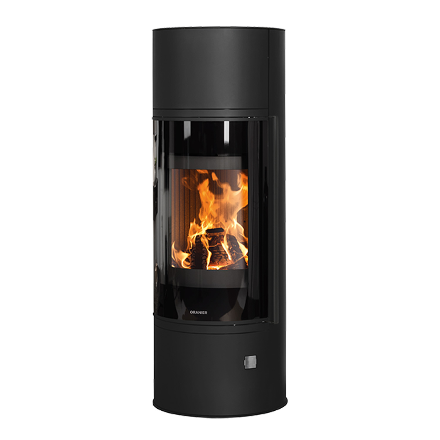 Oranier Arena Aqua 2.0 poêle à bois hydraulique en acier noir