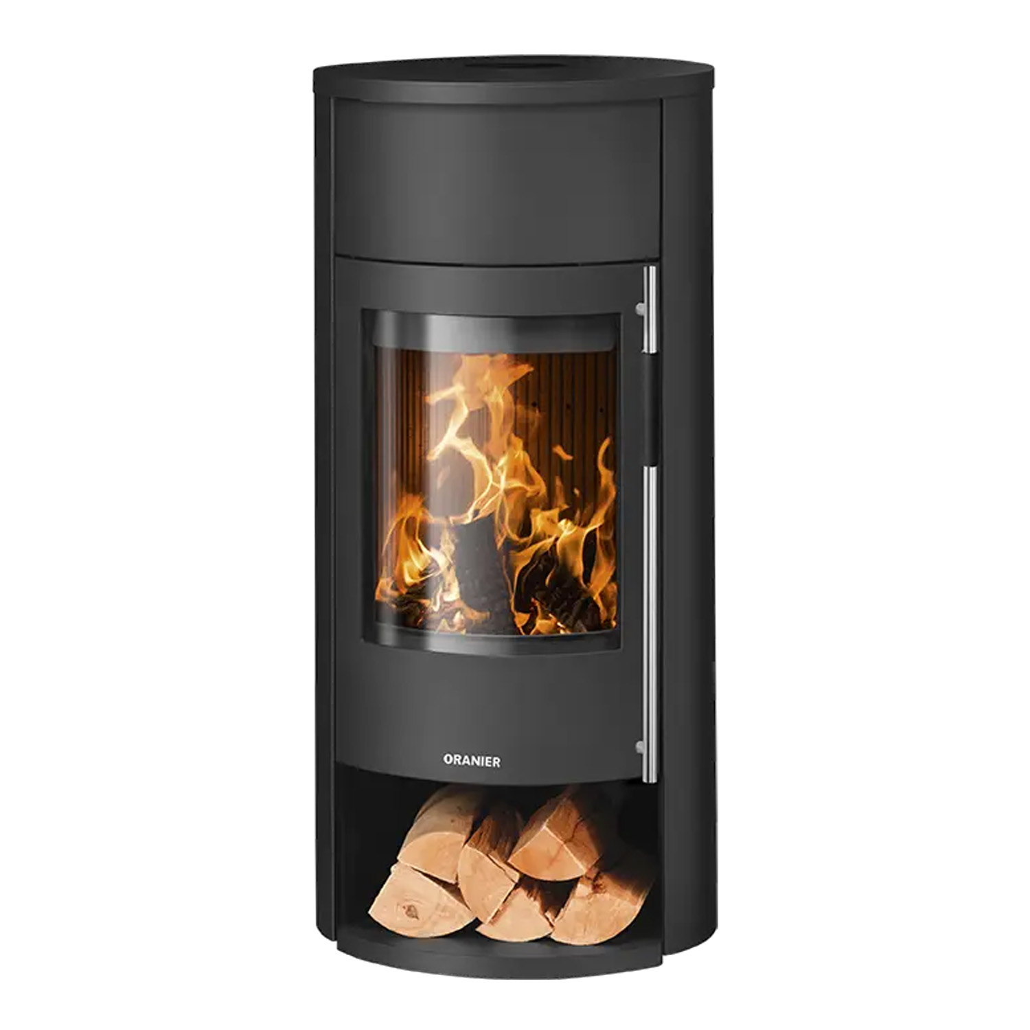 Oranier Polar Neo W+ poêle à bois acier noir