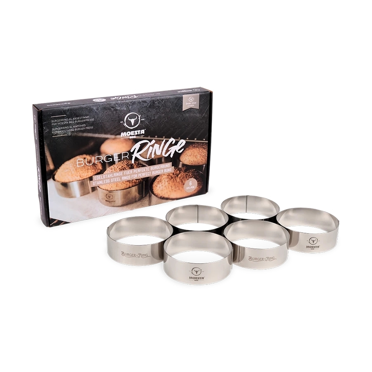 Moesta anneau XL pour MOESTA presse lot de 6