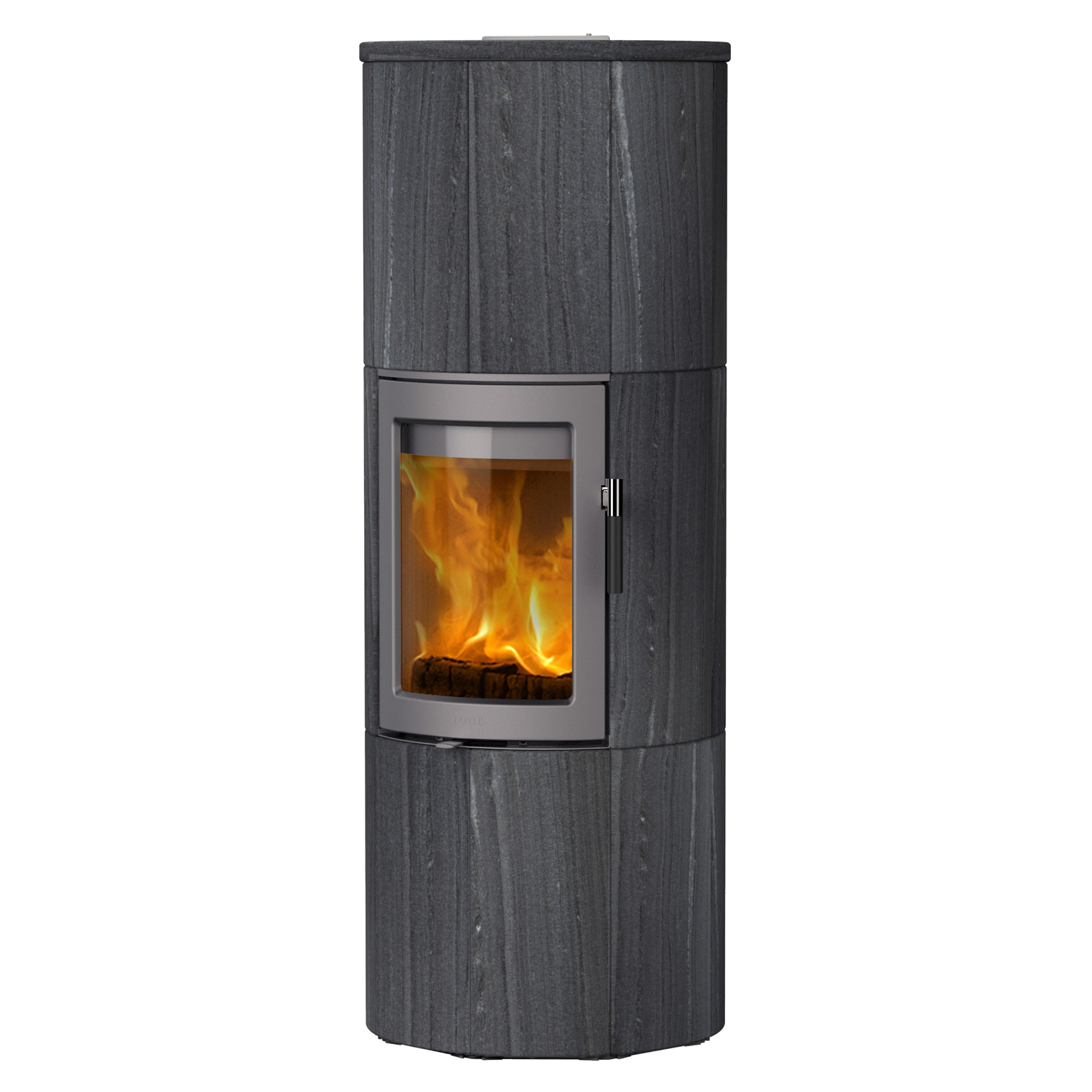 Lotus Maestro 152 poêle à bois gris/ Indian Night, sortie de fumée arrière