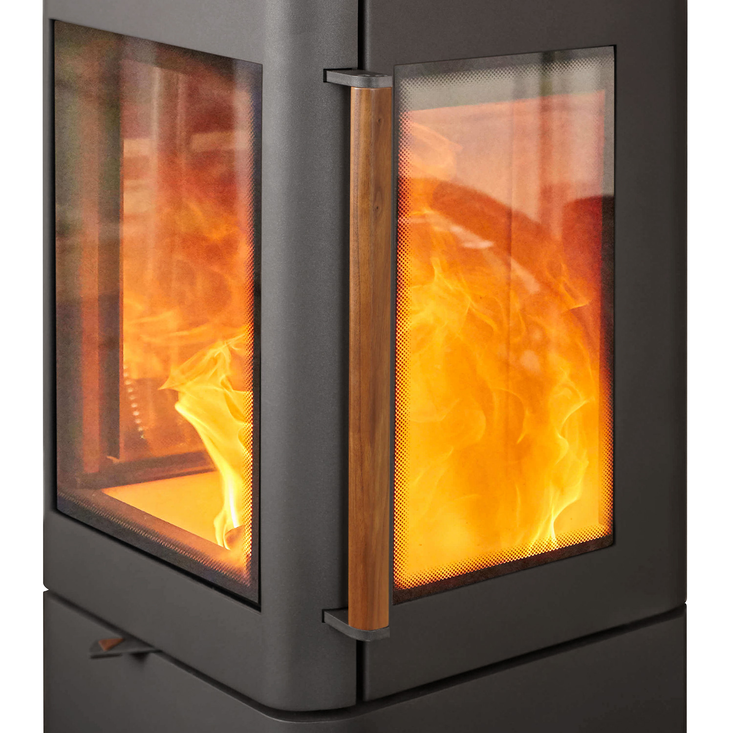 Austroflamm Ivy 2.0 poêle à bois en acier noir + 1 m³ de bois de chauffage gratuit