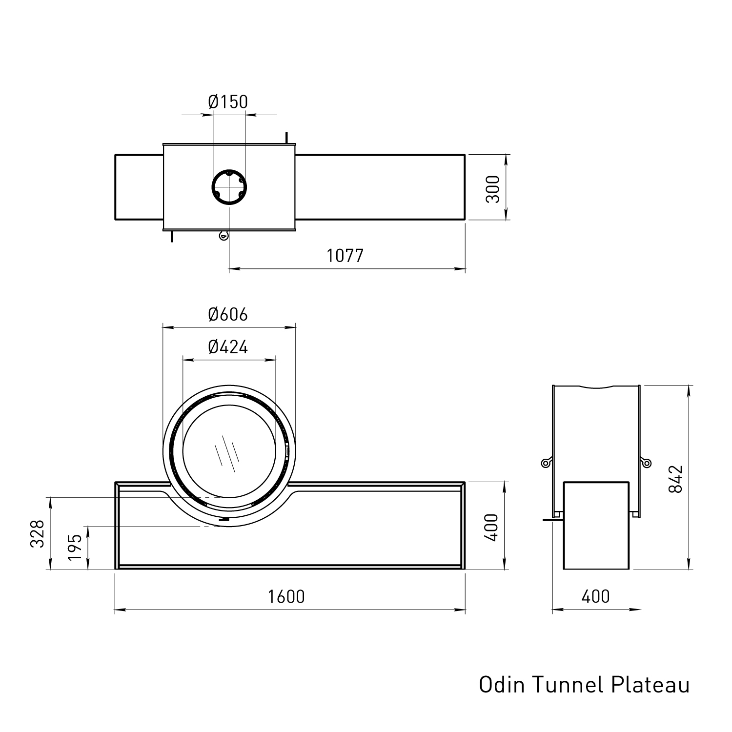 Poêle à bois Spartherm Odin Tunnel