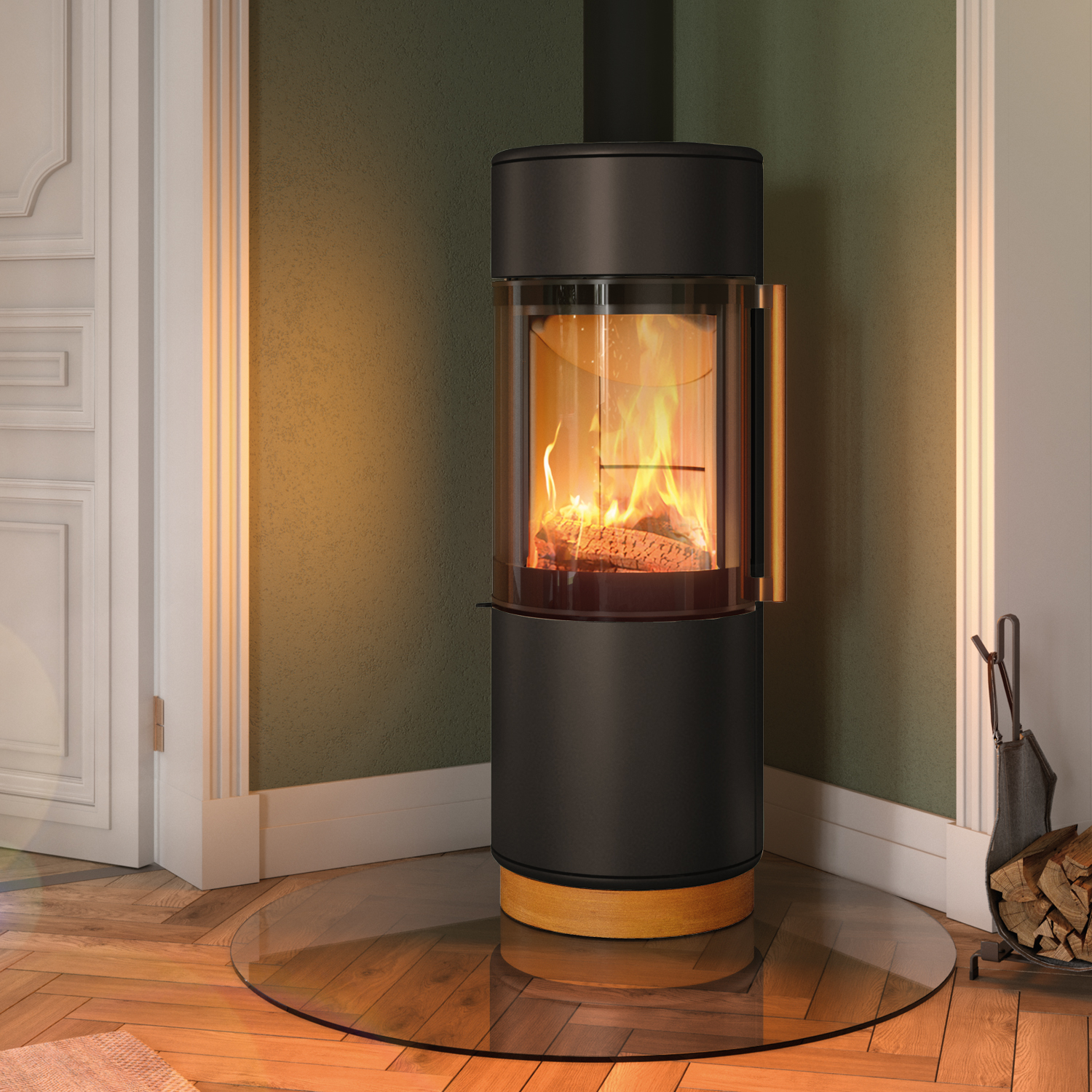 Spartherm Passo XS style poêle à bois Nero Spartherm Passo XS style poêle à bois Nero