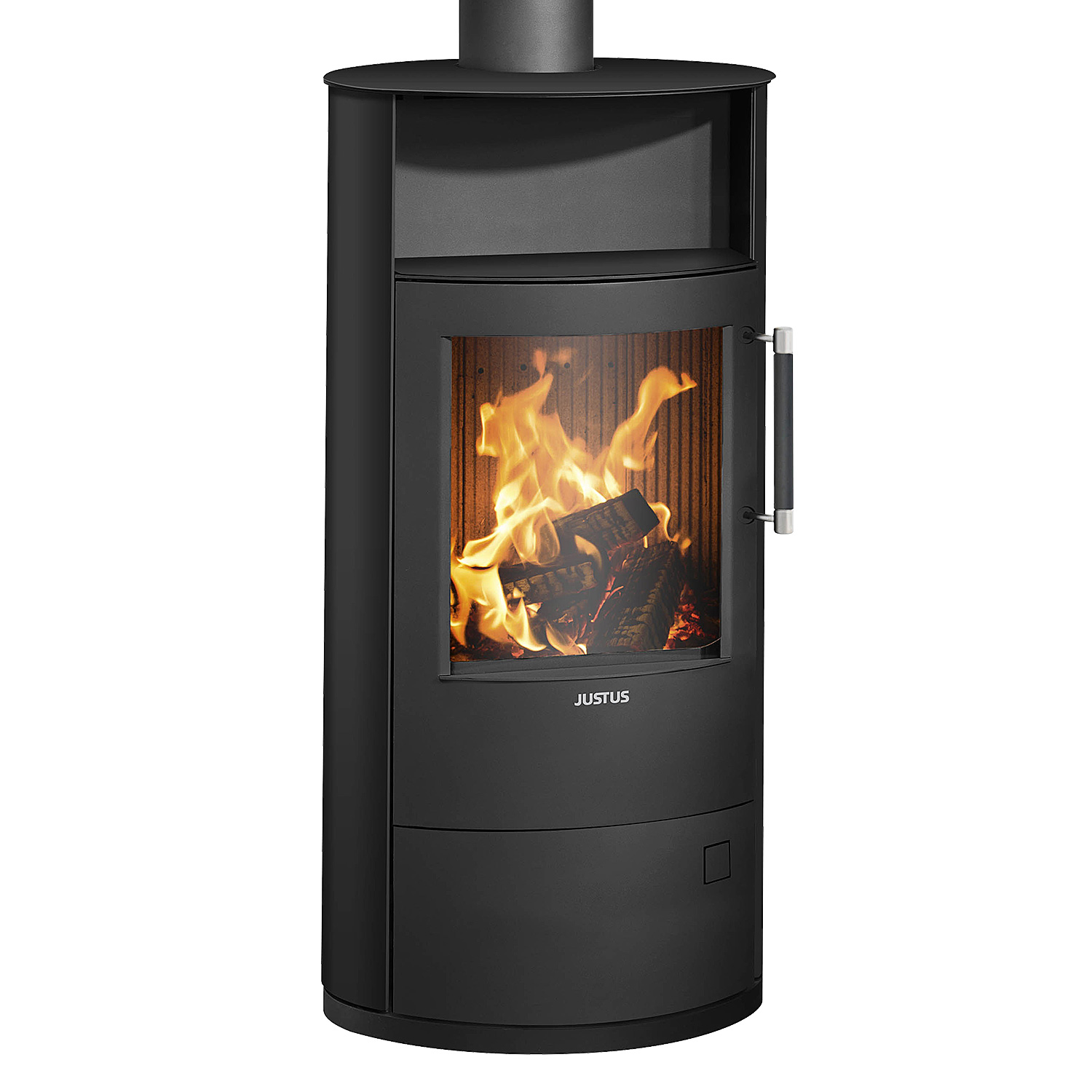 Justus Island 5 2.0 Poêle à bois Acier Noir