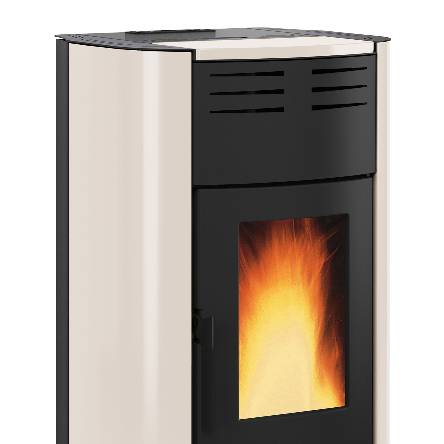 Extraflame Raffaella Idro H18 5.0 poêle à granulés bouilleur acier ivoire