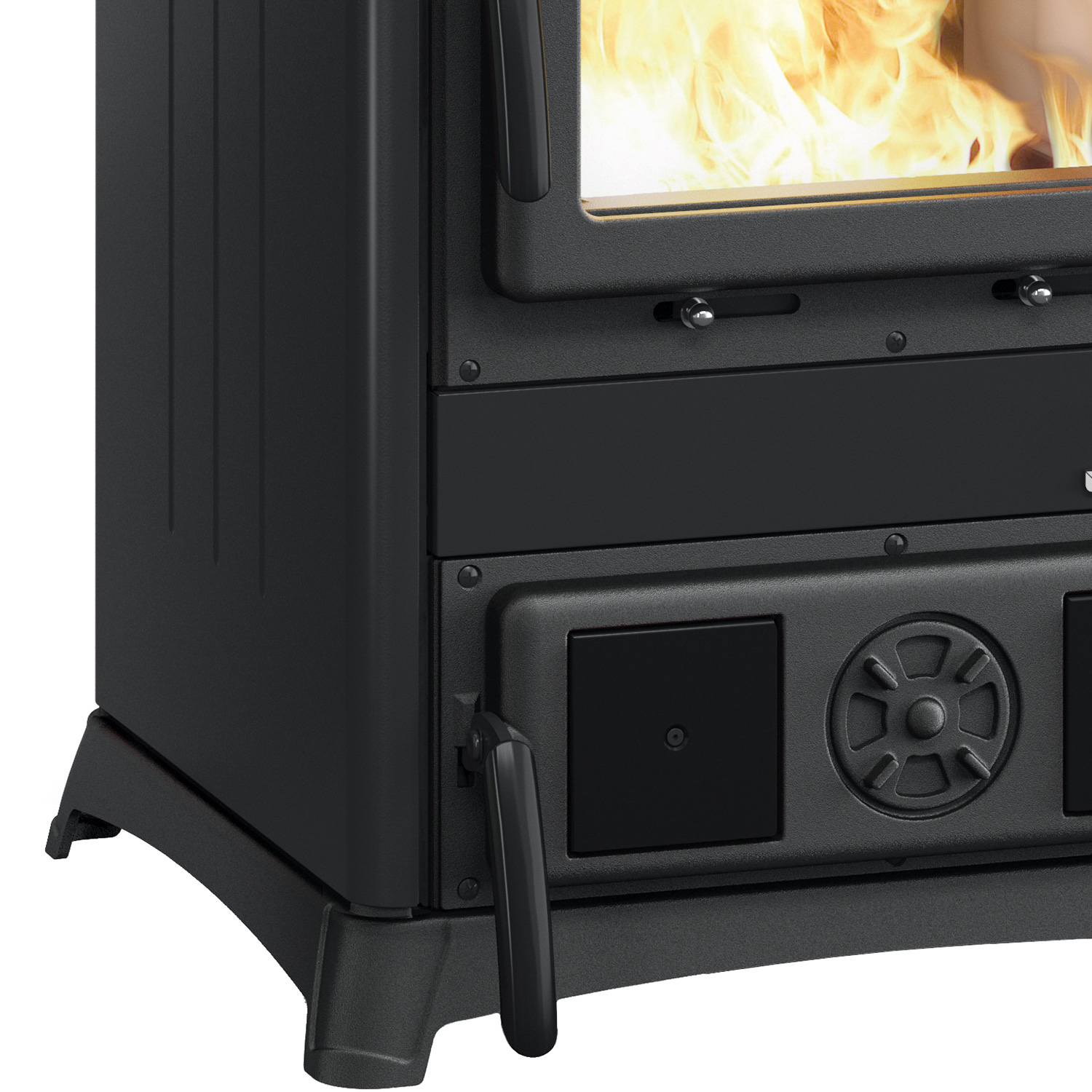 La Nordica Concita 16 poêle à bois acier anthracite-noir