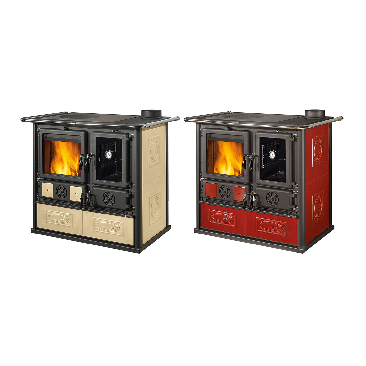 La Nordica Rosa Reverse 2.0 cuisinière à bois Liberty Bordeaux