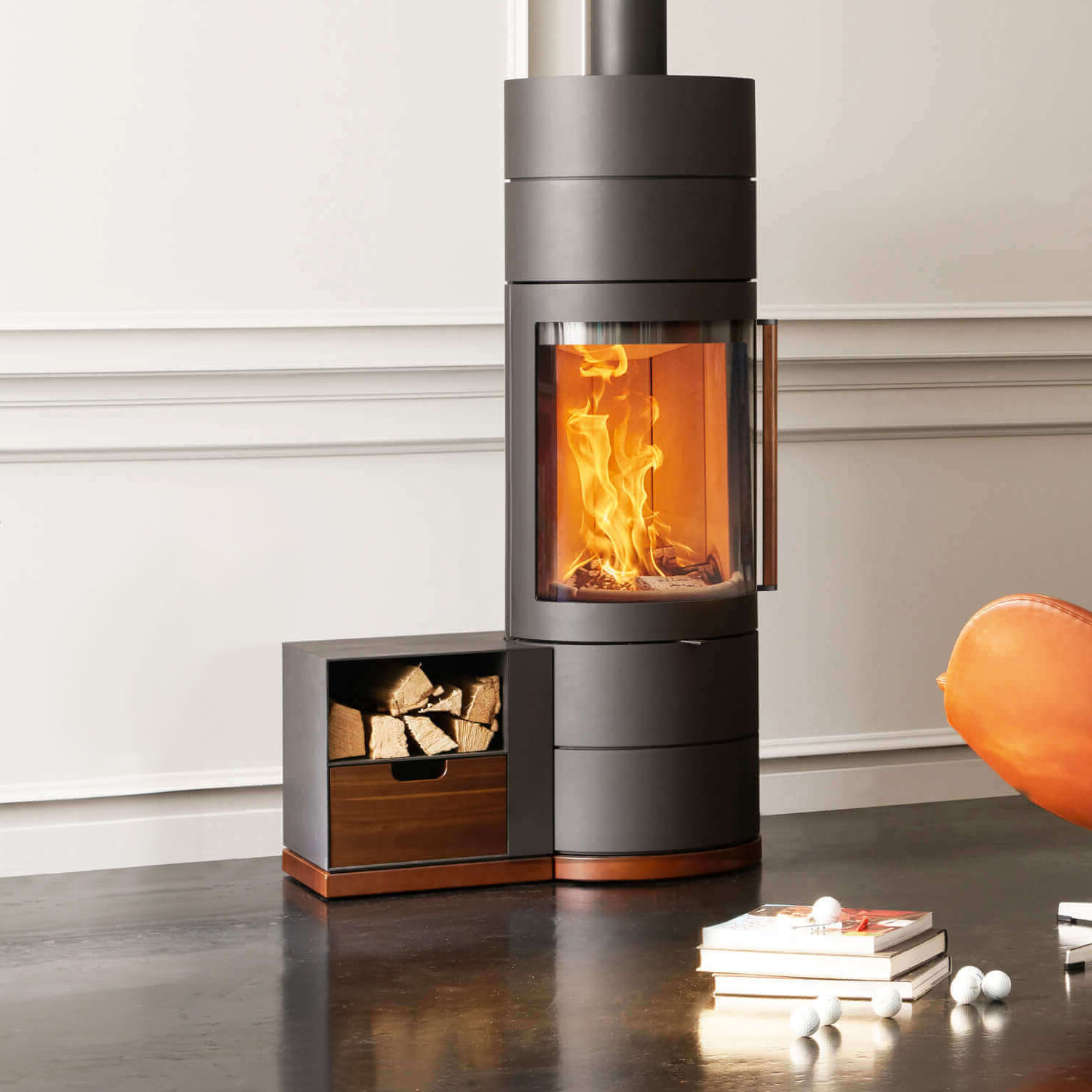 Austroflamm Lux boîte d'appoint gauche 36 cm