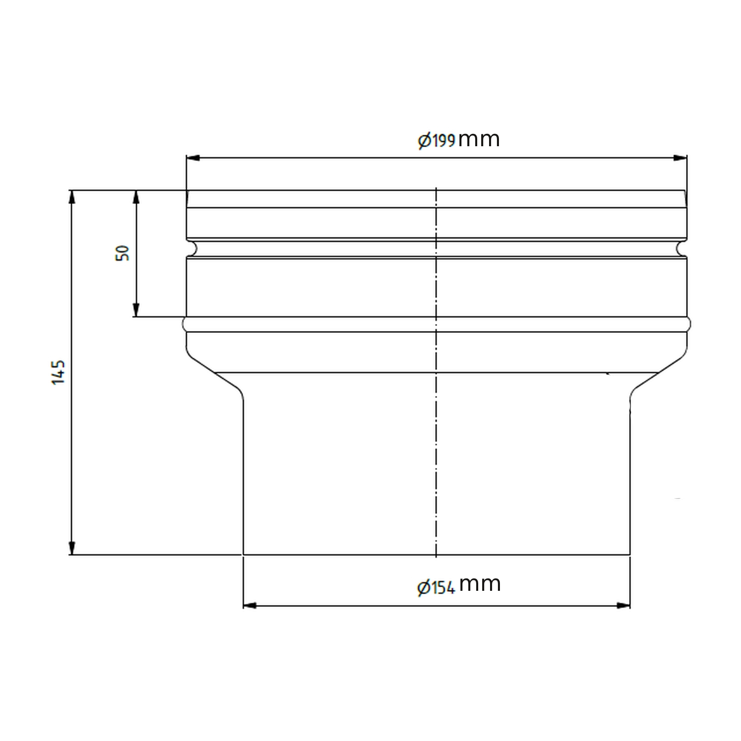 Raik extension LS diamètre 150
