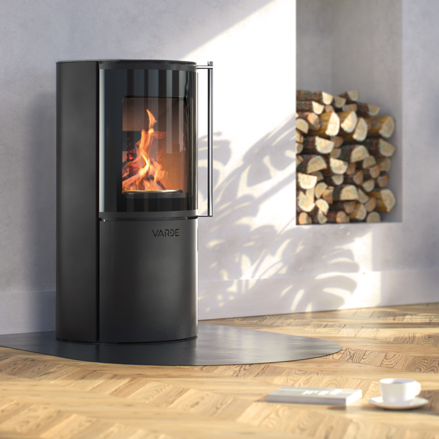 Varde Ovne Nordic 3 Poêle à bois Acier Noir