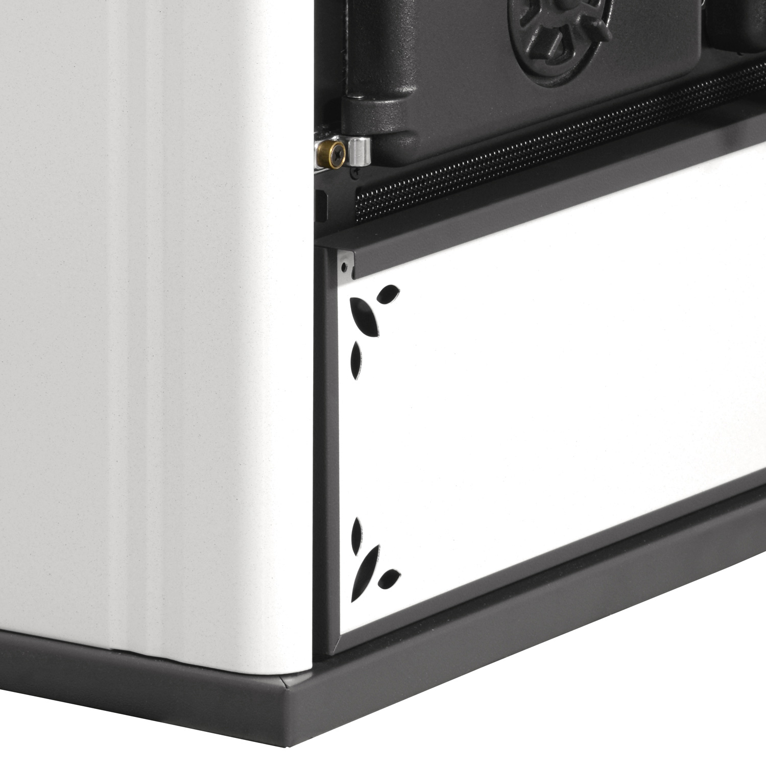 La Nordica Rosa 5.0 poêle de cuisine en acier blanc moucheté