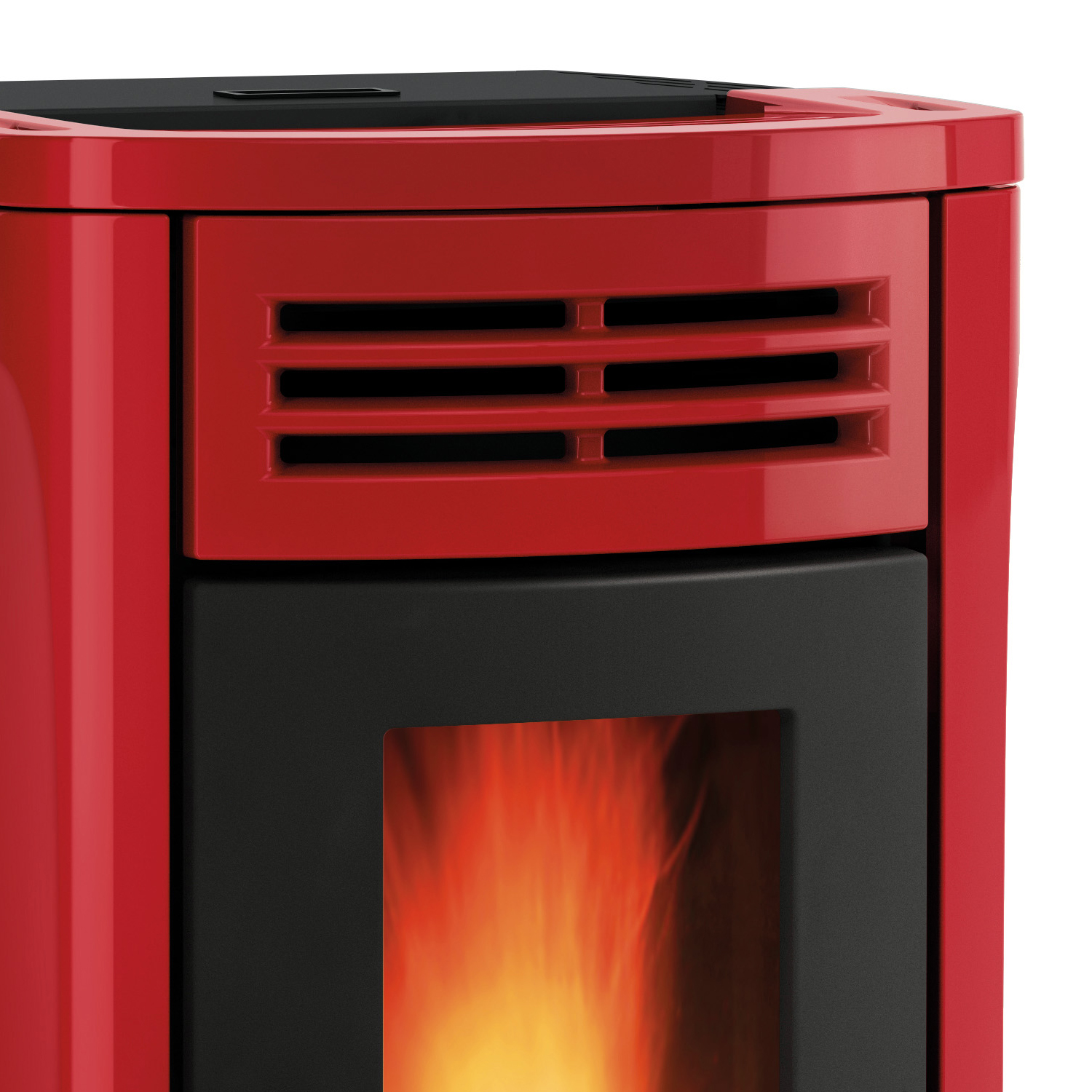 Extraflame Evolution Line Terry Plus poêle à granulés Majolika Bordeaux