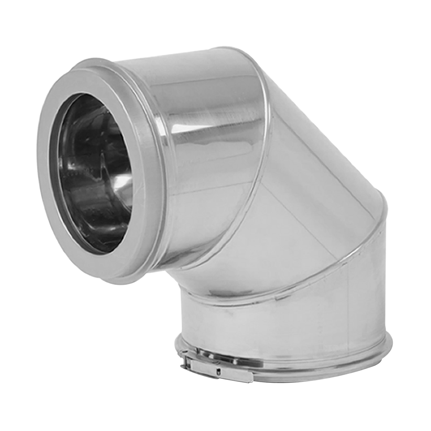 Opsinox conduit de cheminée en acier inoxydable 180mm coude 90° BO9